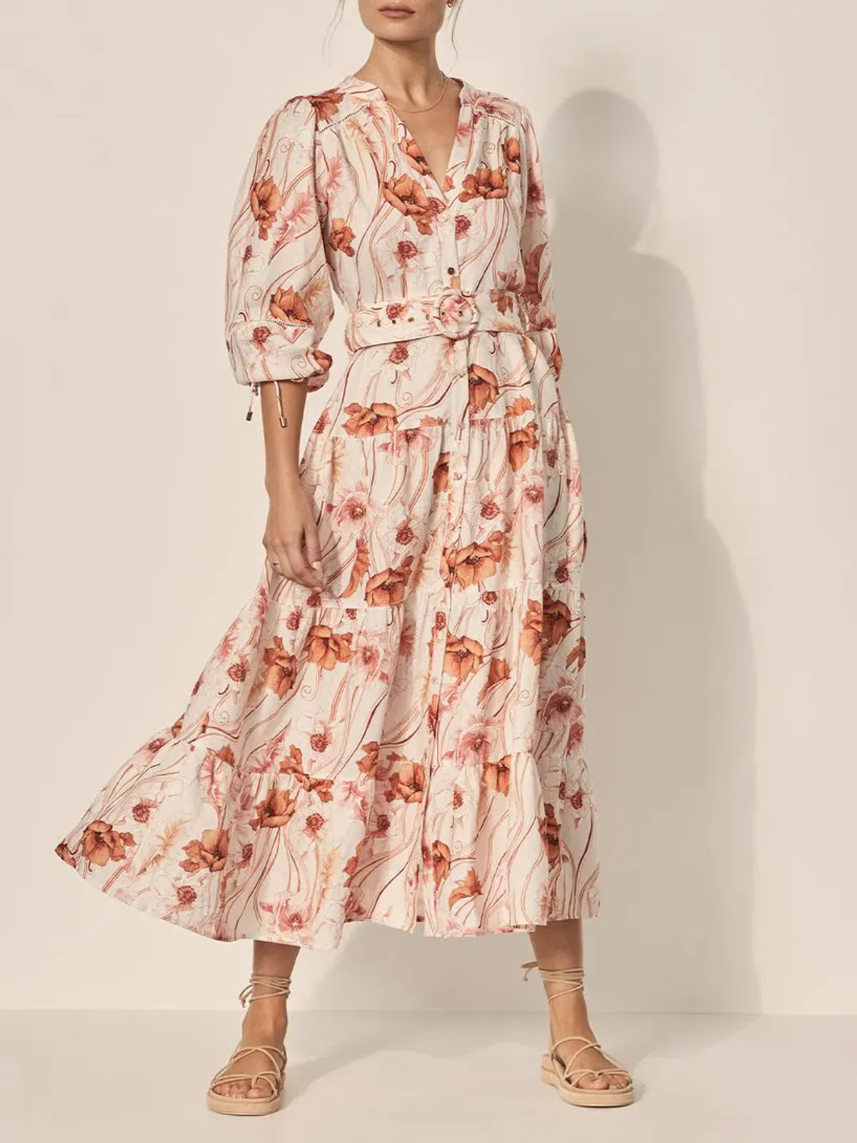 Kivari Penny Maxi Dress Print Size 12 - Image 1