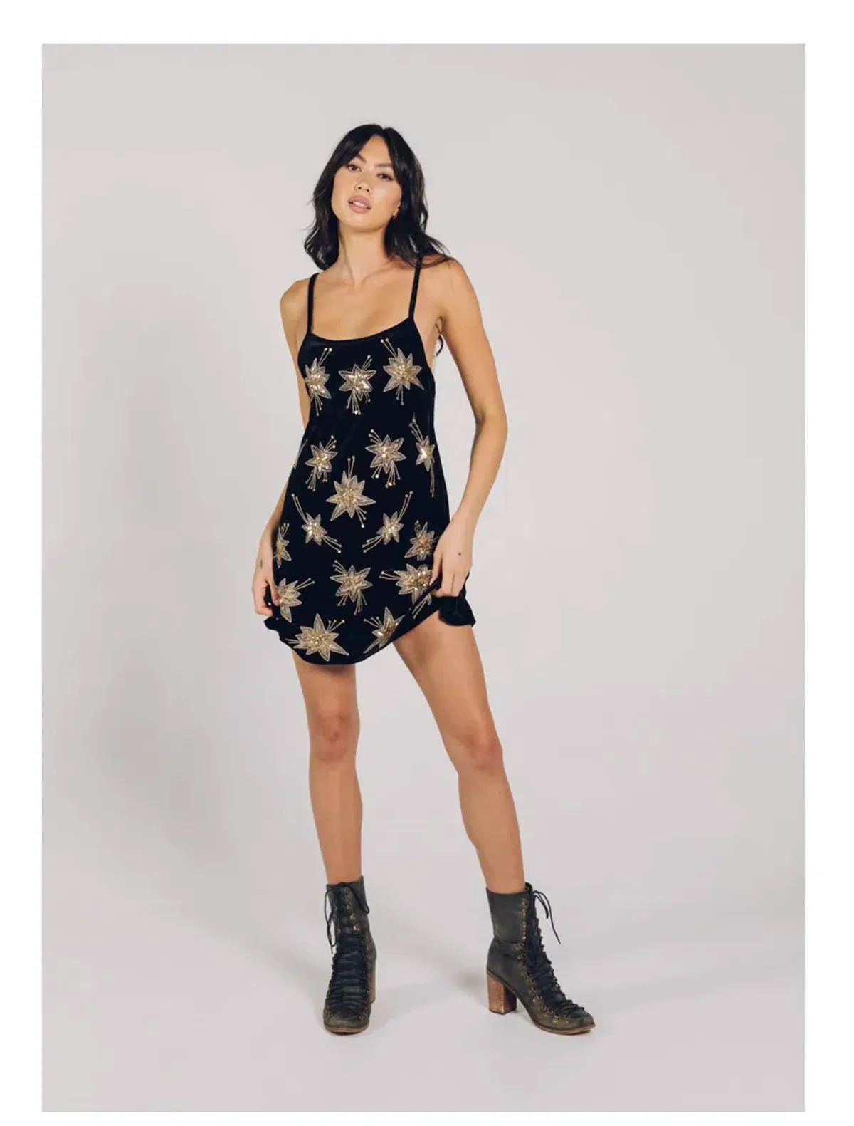 Lenni Malu Dress Sequin Size L - Image 3