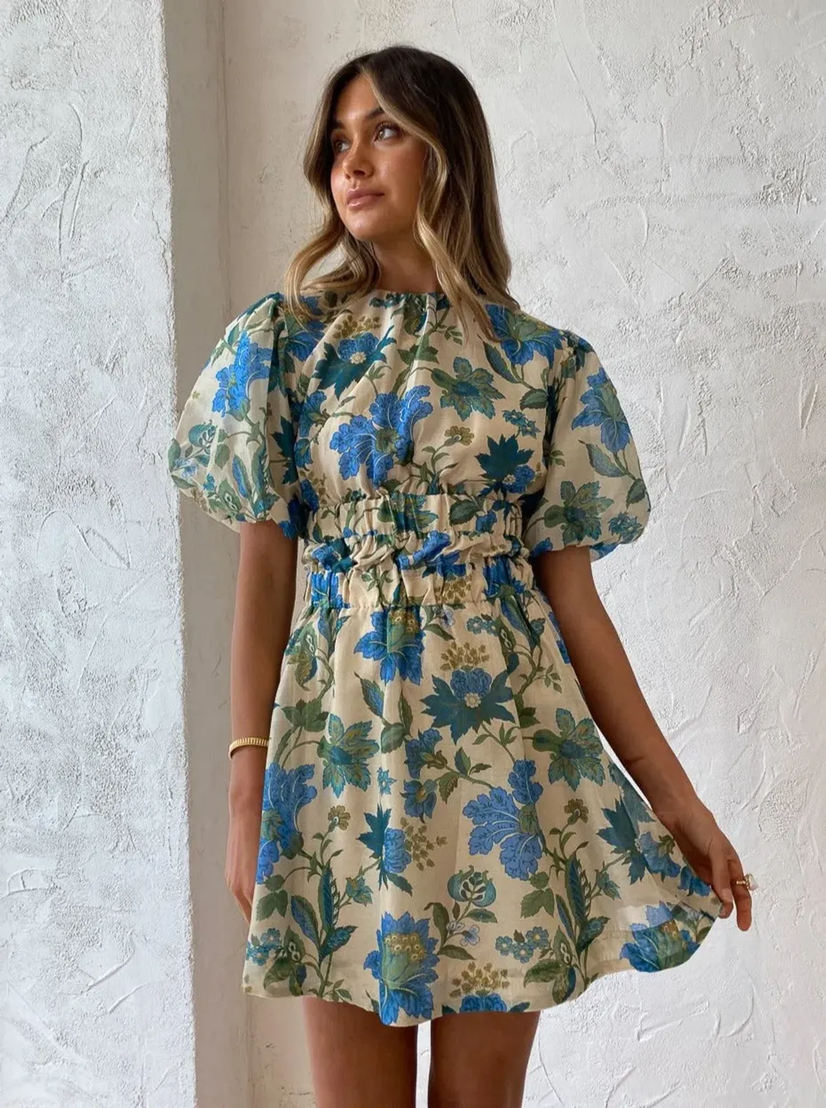 Sir the Label Celia Open Back Mini Dress Marguerite Print Size 6 - Image 2