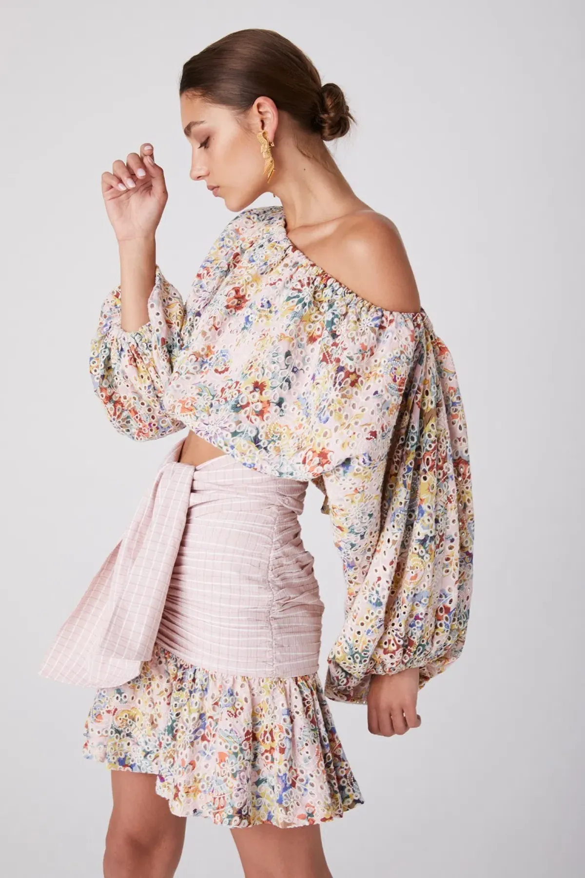 Atoir You Remind Me Crop & Unknown For Me Skirt Set Print Size 6 - Image 3