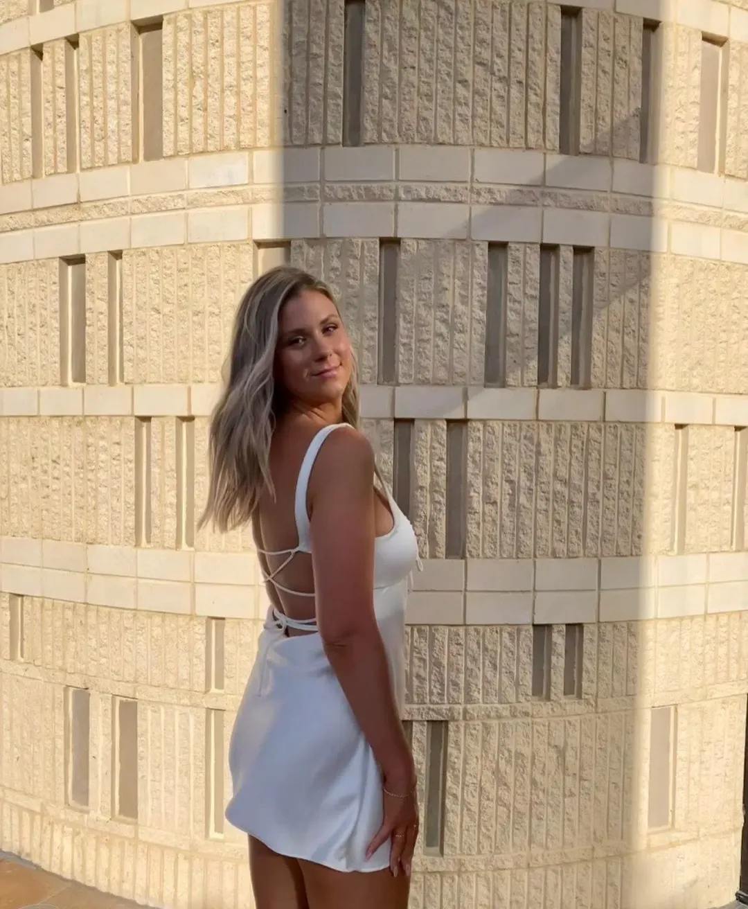 Arcina Ori Valentina Mini Dress Ivory Size 10  for rent on The Volte - main image