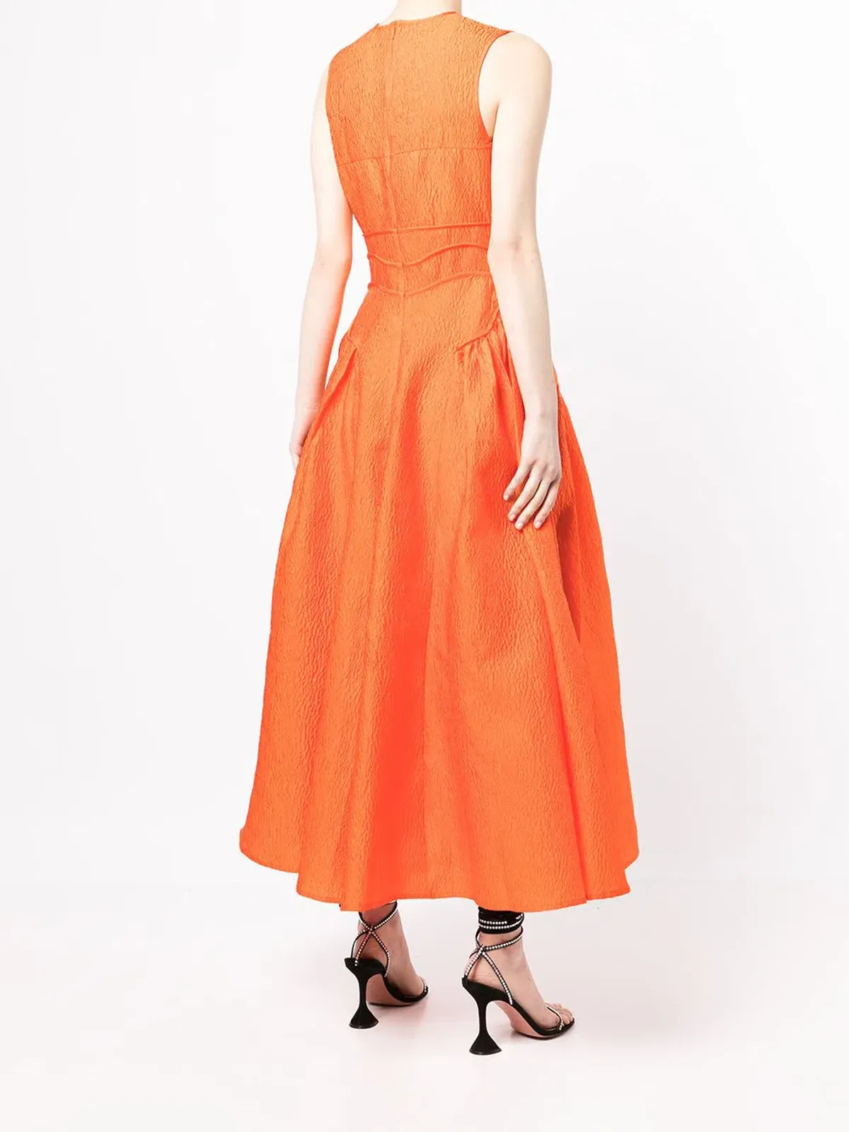 Rachel Gilbert Sophia Dress Orange Size AU 14 - Image 2