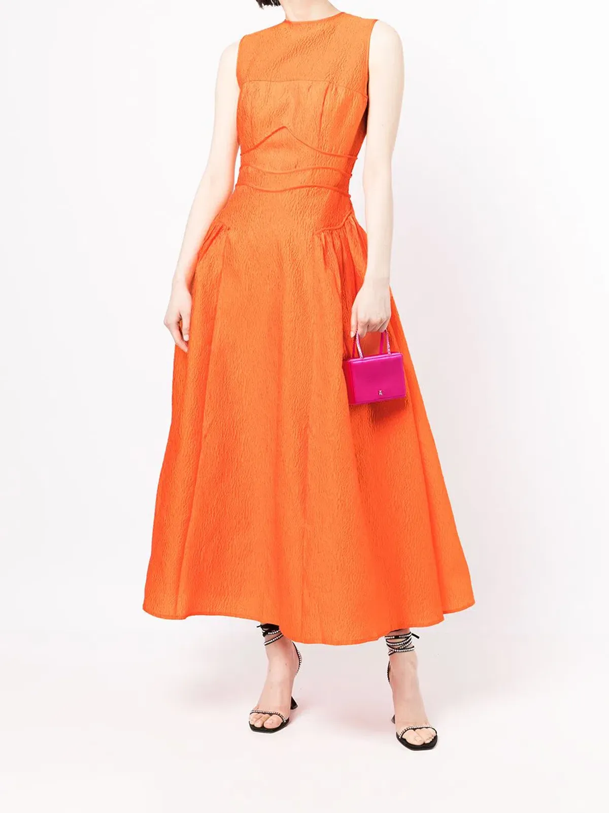 Rachel Gilbert Sophia Dress Orange Size AU 14 - Image 1