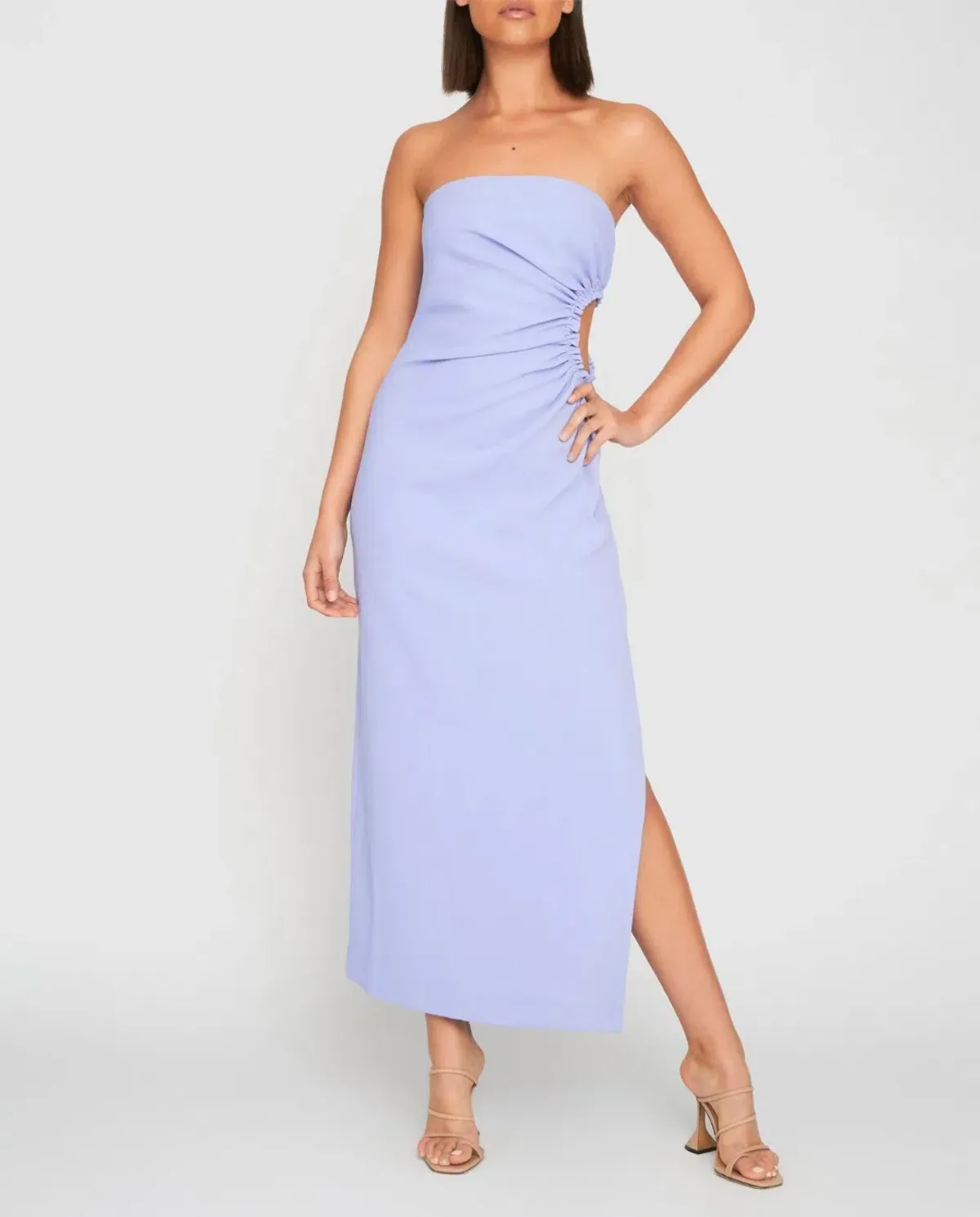 By Johnny Selena Strapless Dress Violet Size 10 - Image 3