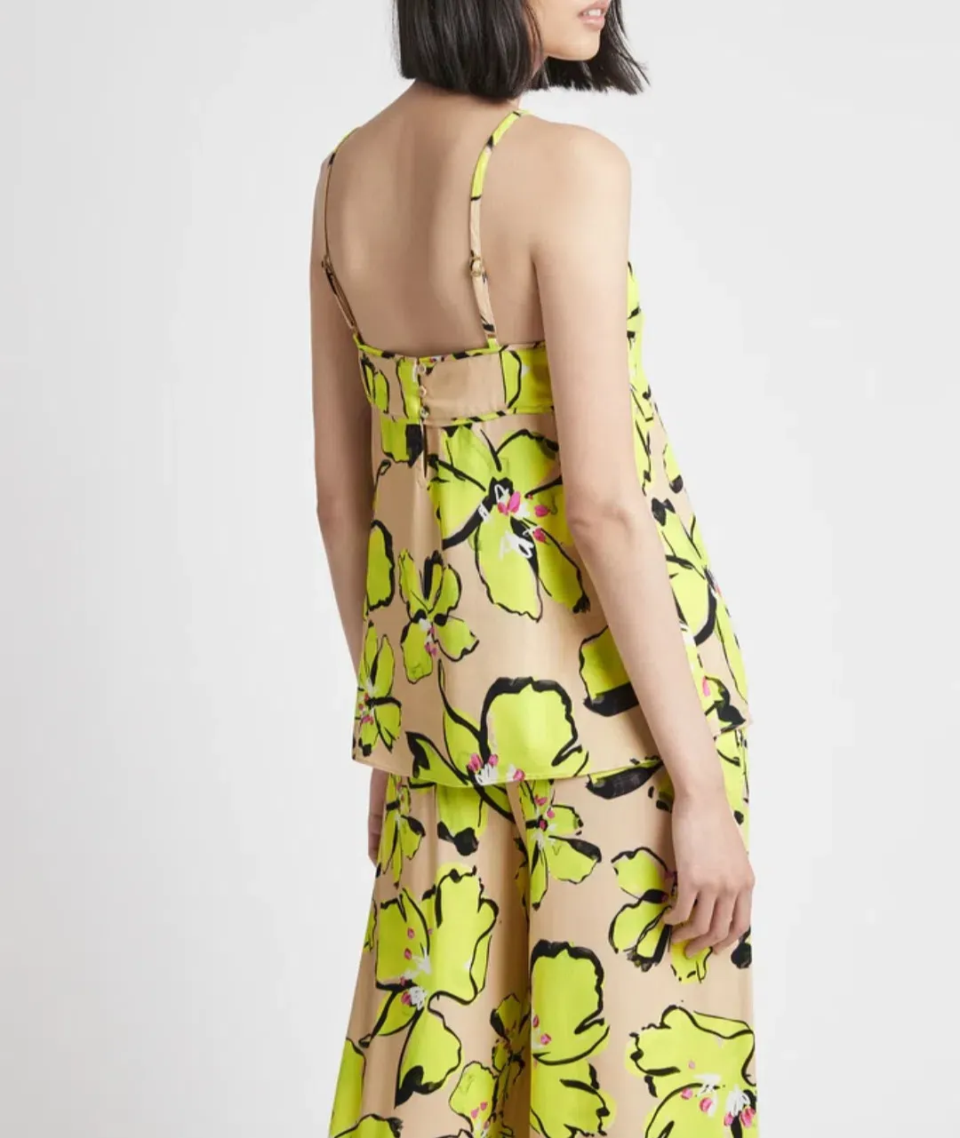 Aje Pelicano Citrus Bloom Strap Cami Top Print Size 12 for rent on The Volte - main image