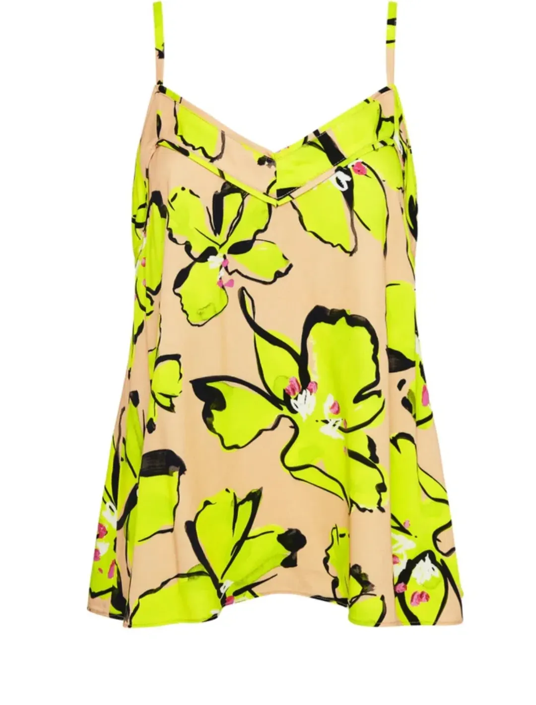 Aje Pelicano Citrus Bloom Strap Cami Top Print Size 12 for rent on The Volte - main image