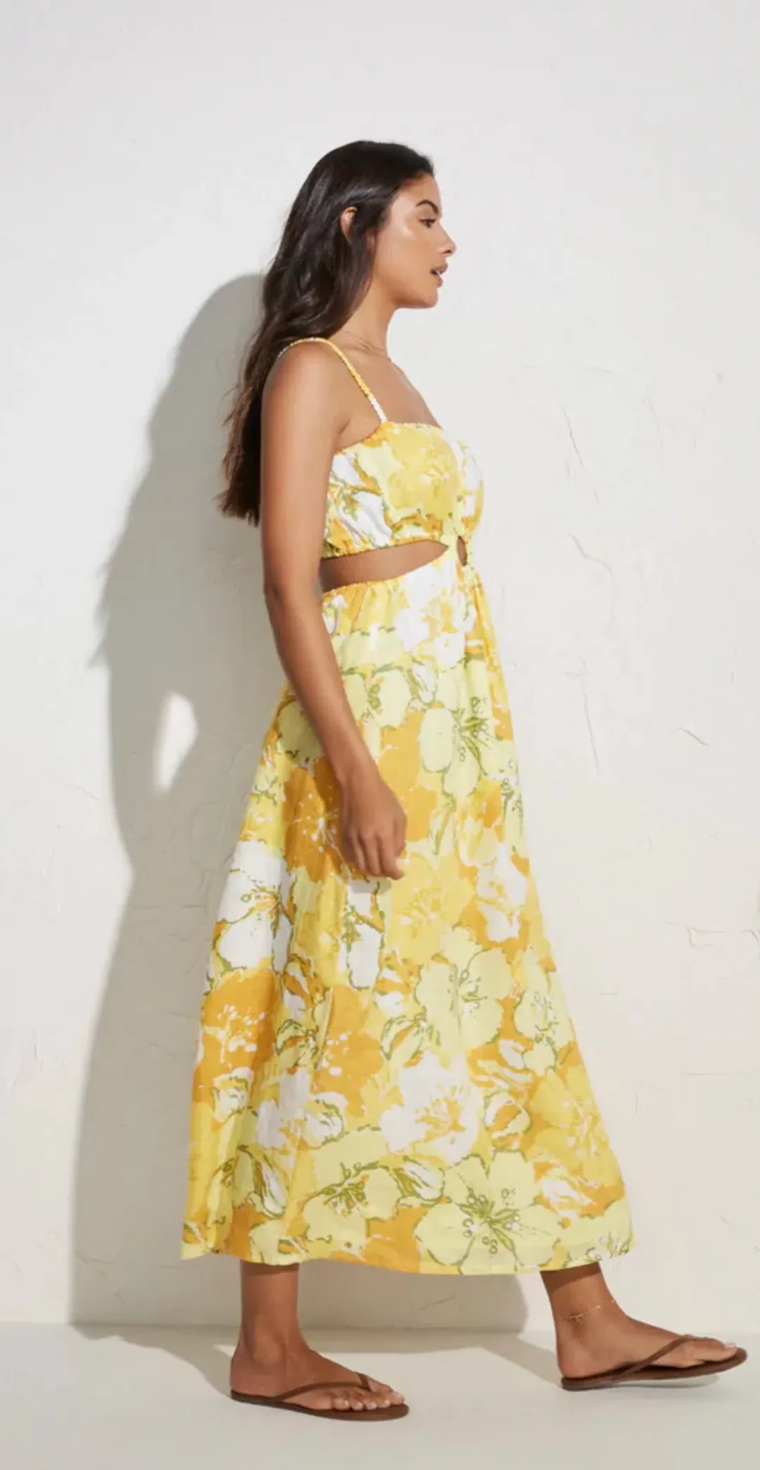 Faithfull the Brand El Rio Maxi Dress Loretta Floral Print Size 10  for rent on The Volte - main image