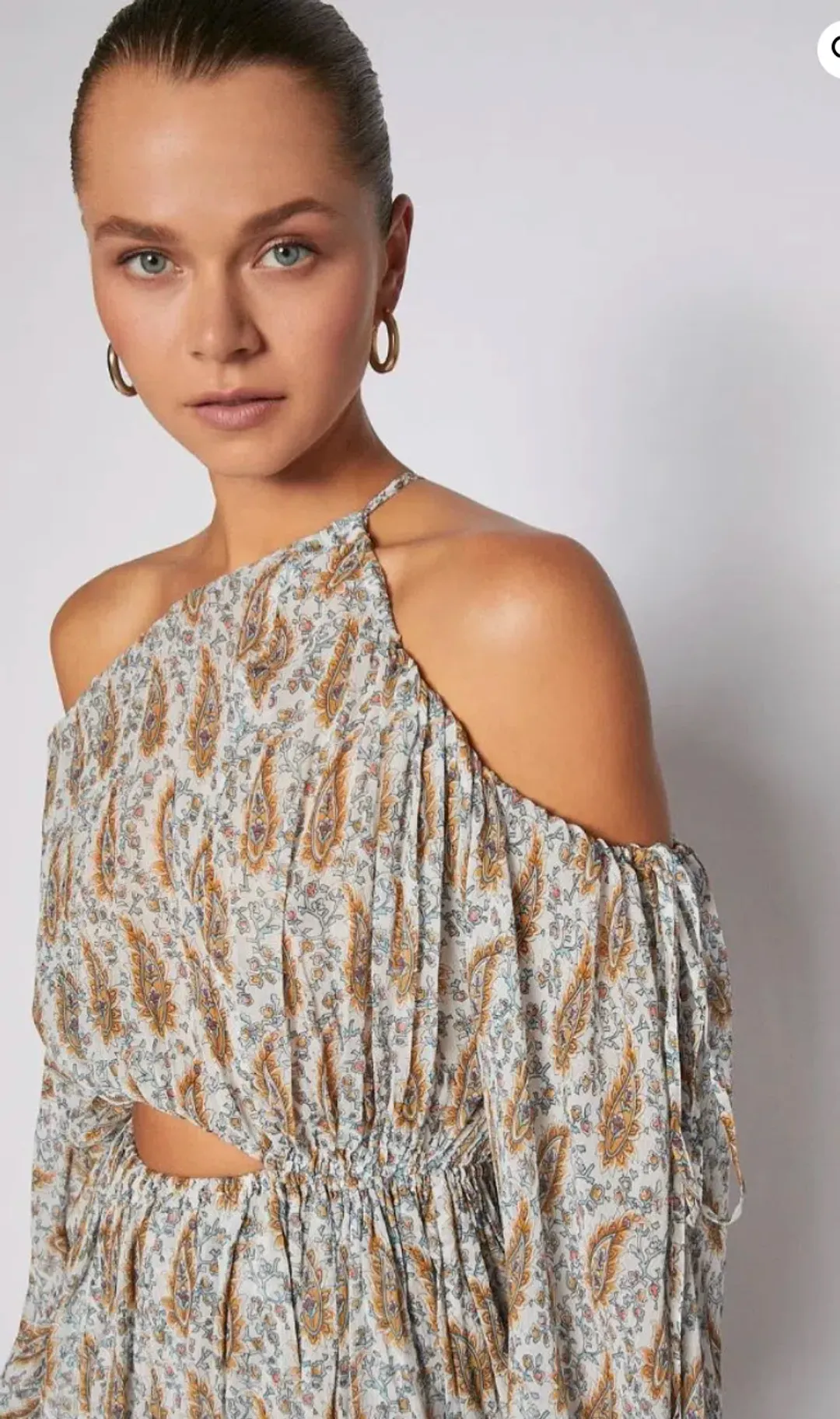 Scanlan Theodore GGT Foulard Mini Dress Print Size 8 for rent on The Volte - main image