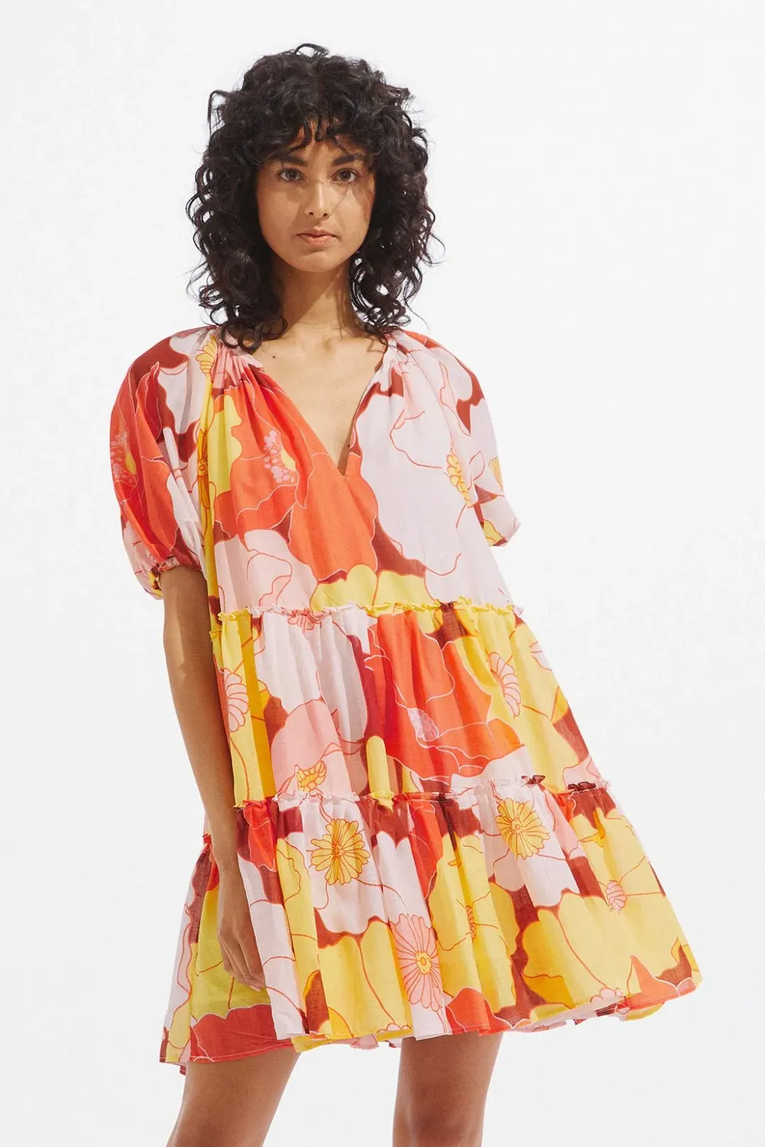 Steele Helio Dress Print Size XS  for rent on The Volte - main image