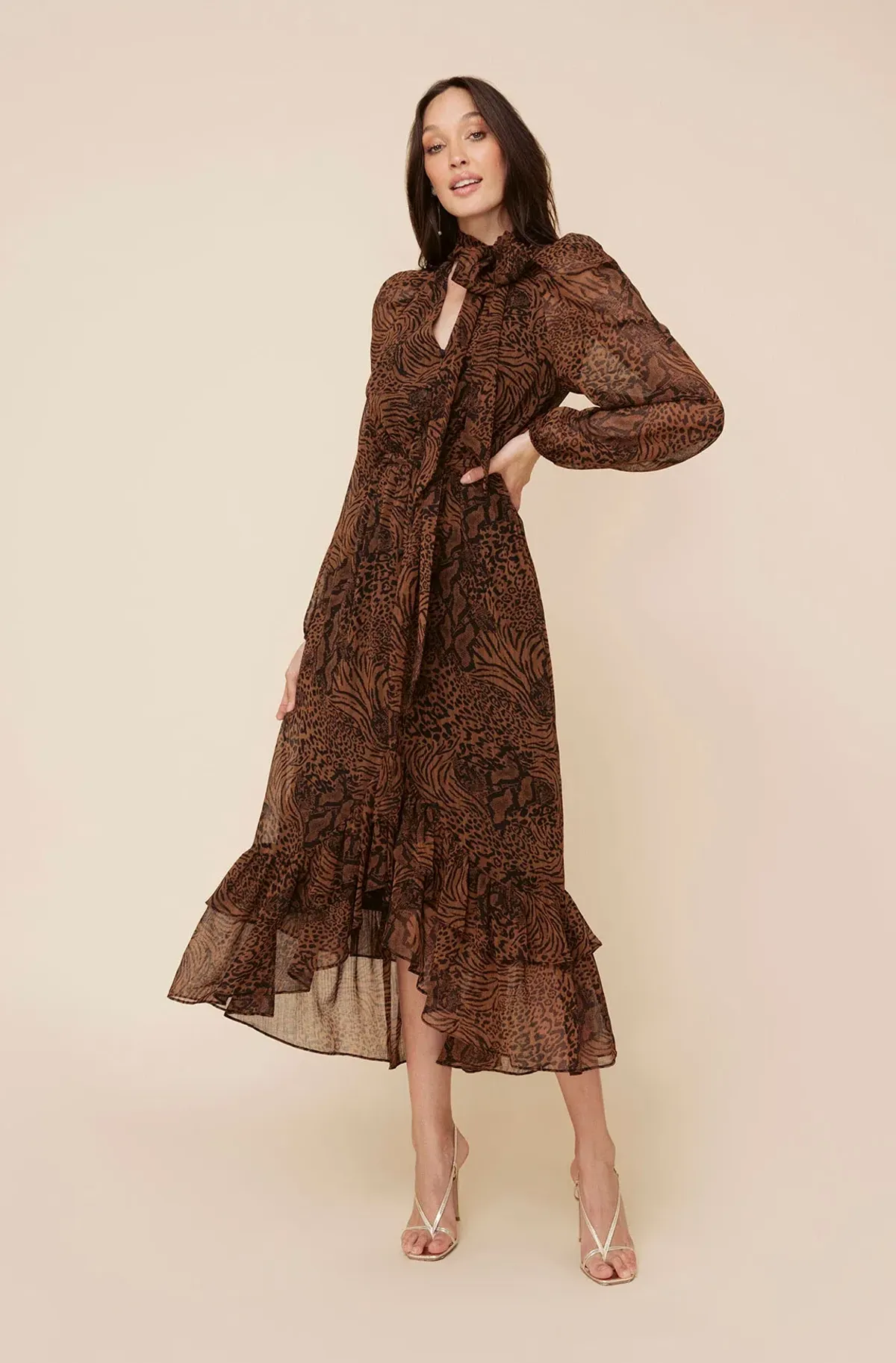 Sheike Wild Things Dress Print Size 8 - Image 1