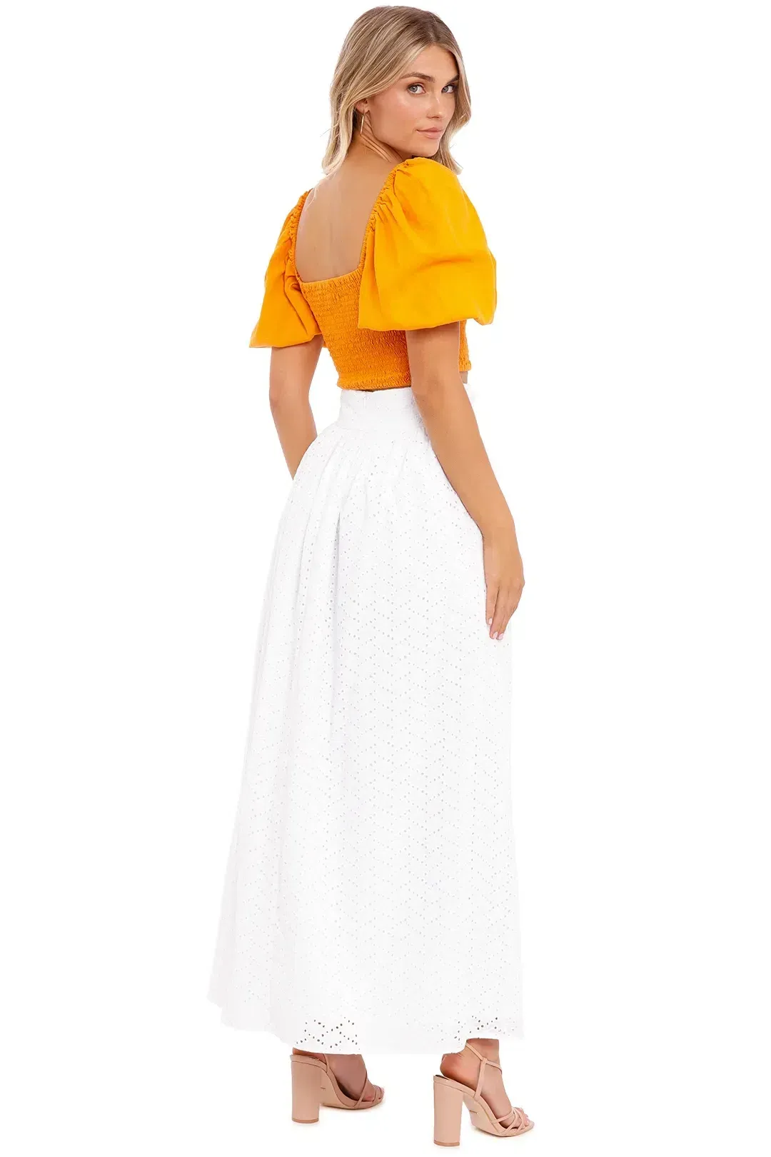 Anna Quan Sandrine Skirt in Dandelion Size 10 for rent on The Volte - main image