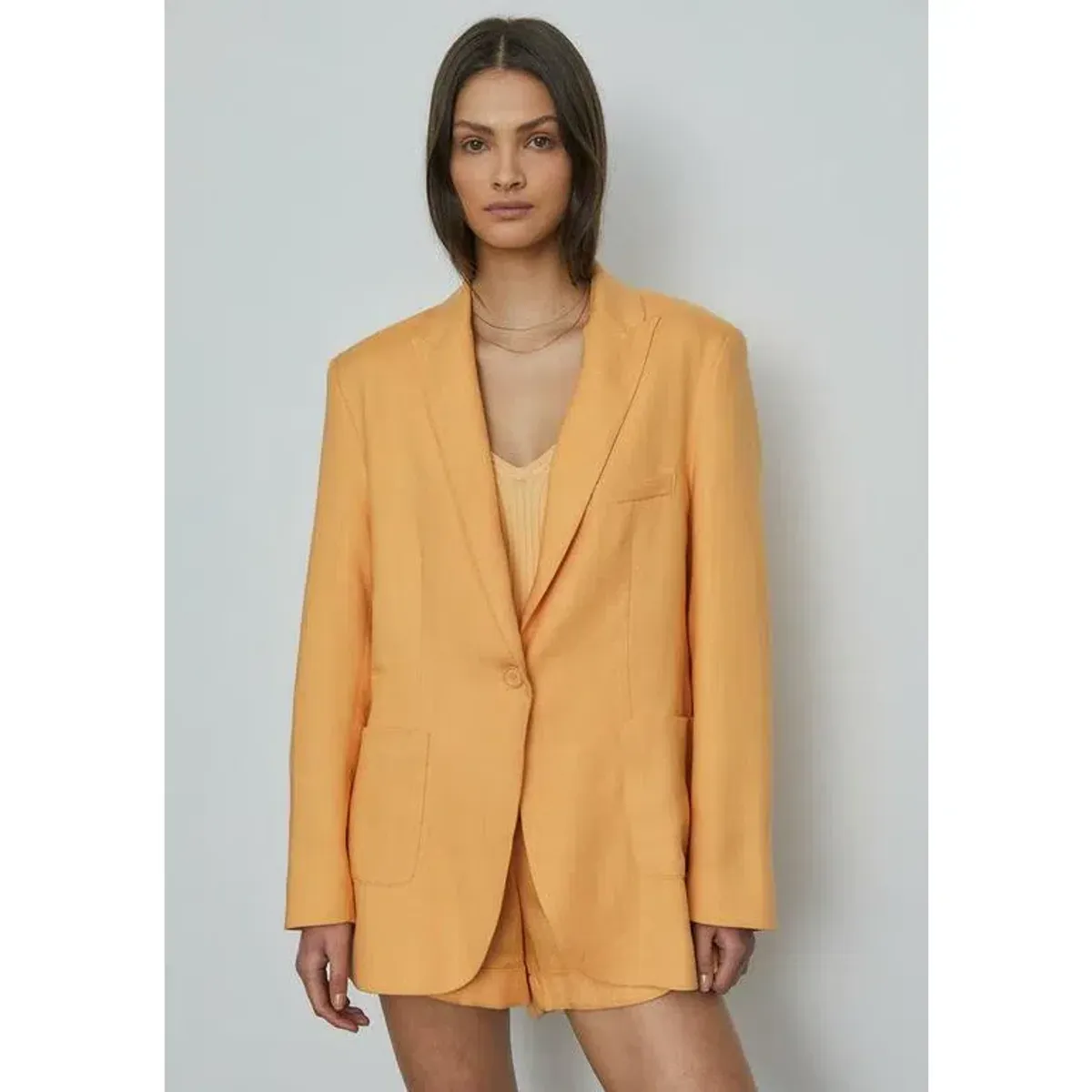 Viktoria and Woods Capulet Blazer Lava Bralette & Dawson Shorts Set Yellow Size 2 - Image 1