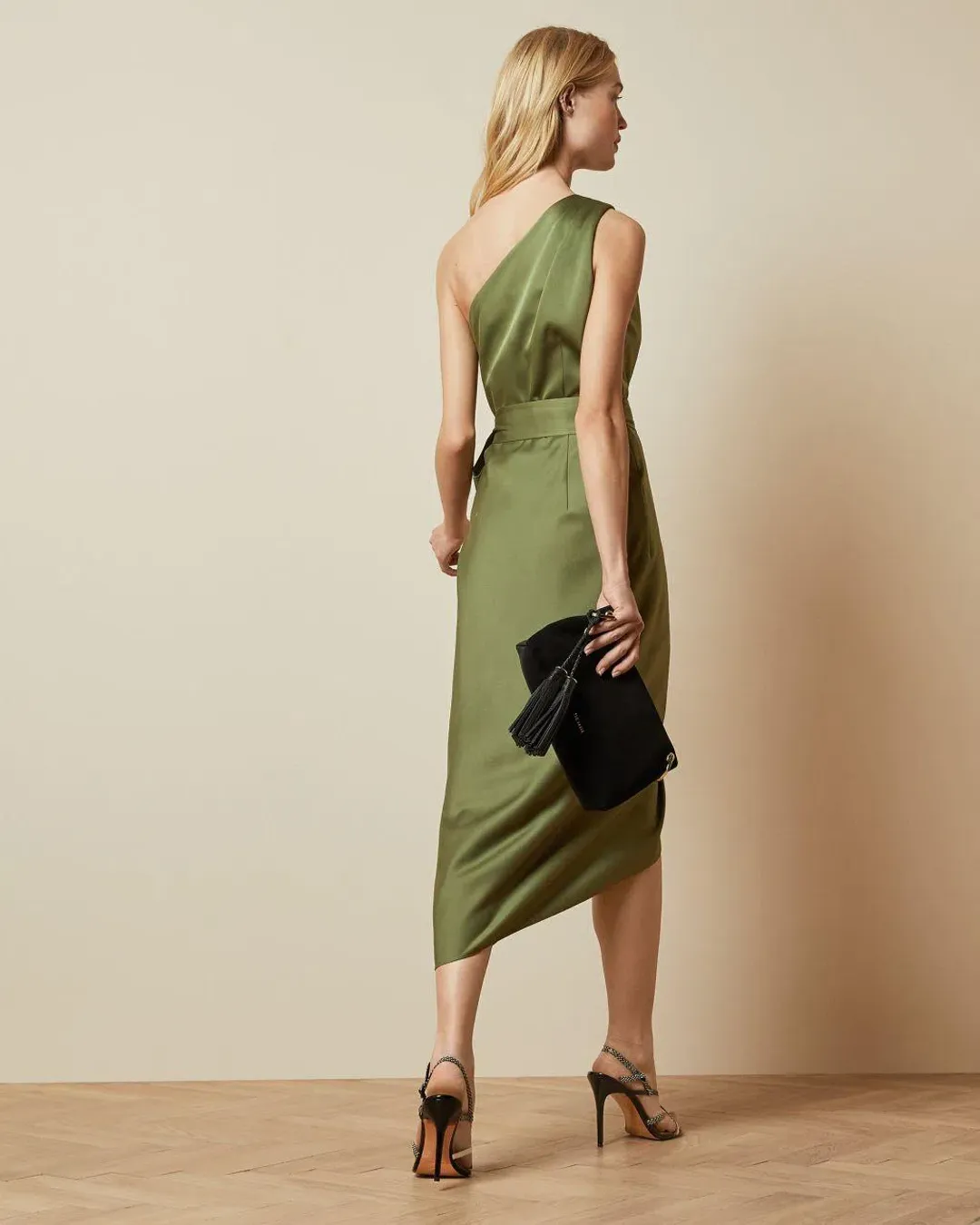 Ted Baker Gabie Dress Green Size 8 for rent on The Volte - main image