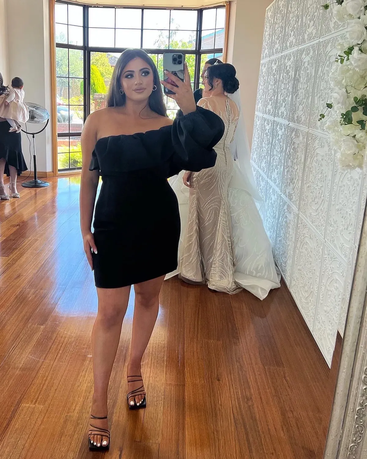 Bianca & Bridgett Camilla Dress Black Size 12 - Image 3