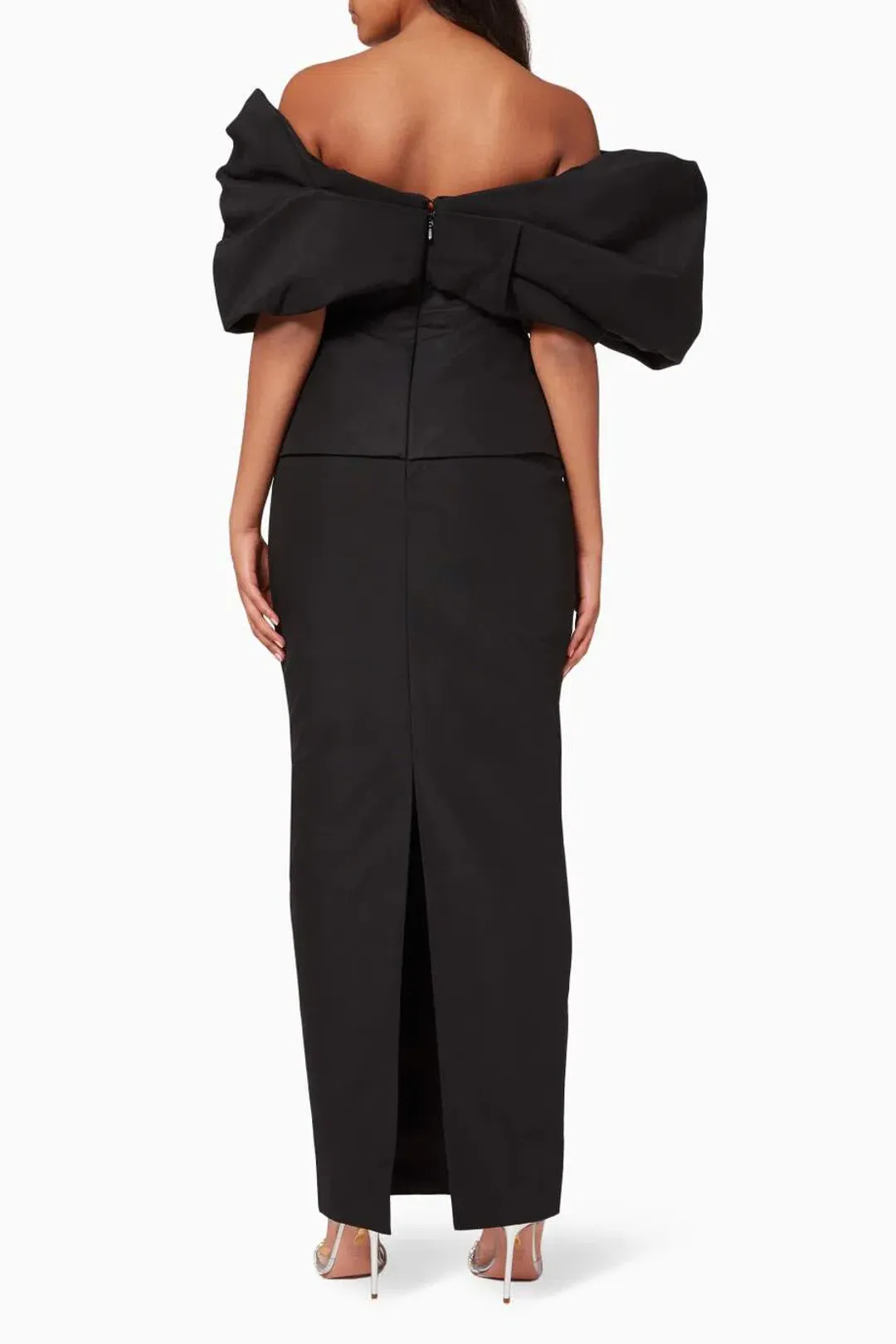  Rachel Gilbert Xavier Gown Black Size AU 8 for rent on The Volte - main image