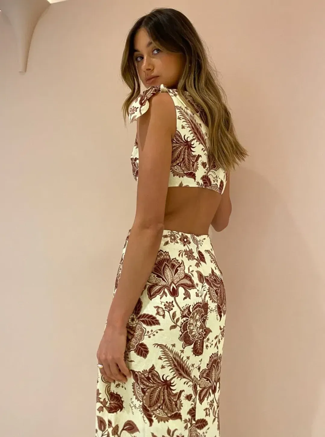 Sir the Label Rei Knot Midi Size 8 for rent on The Volte - main image