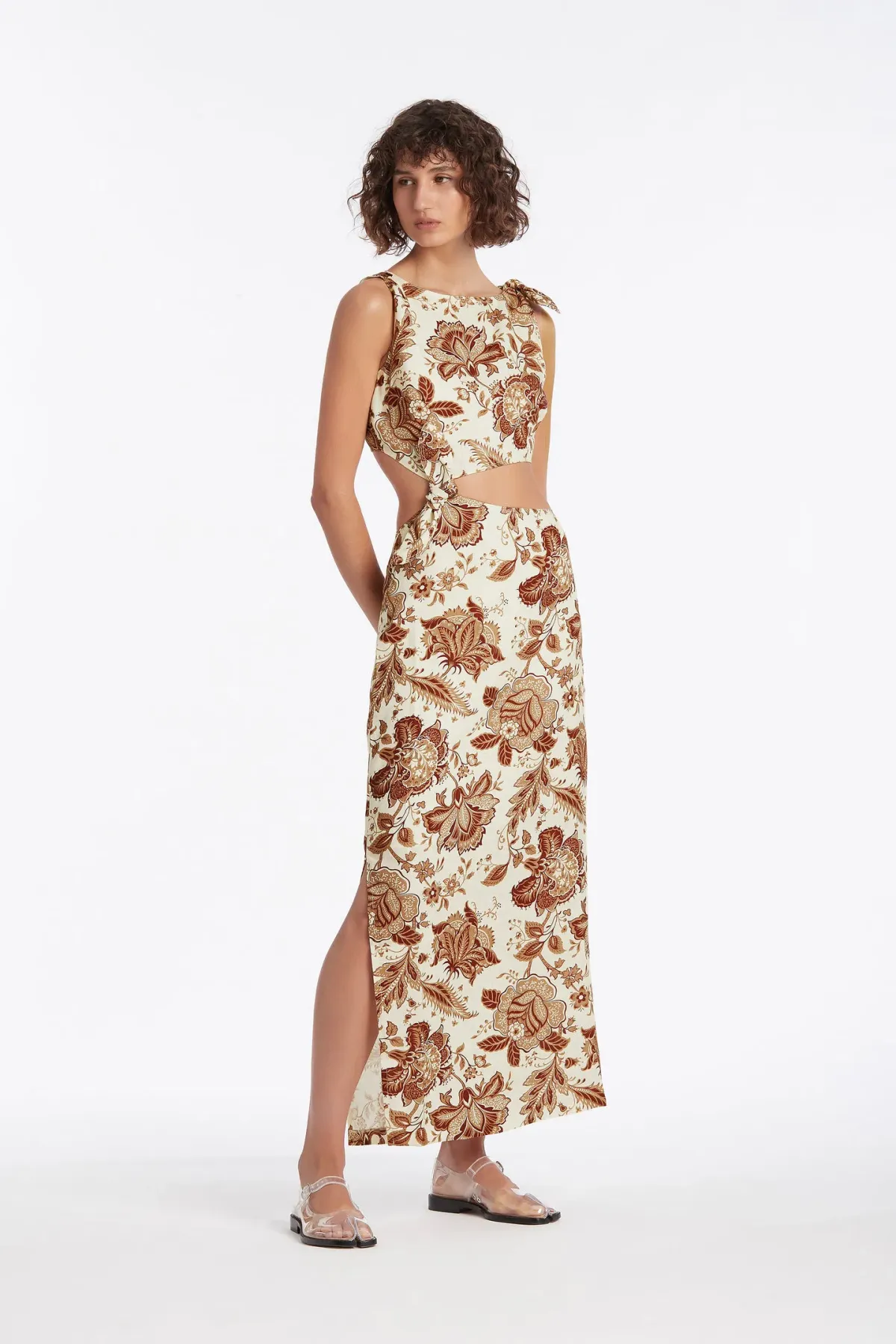 Sir the Label Rei Knot Dress Print Size 1 - Image 2