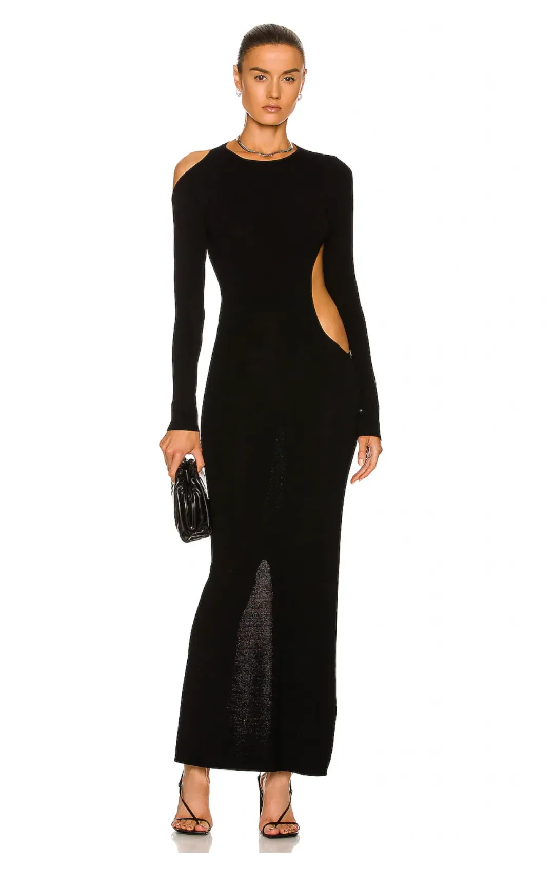 Aya Muse Carrara Dress Small Black Size S for rent on The Volte - main image