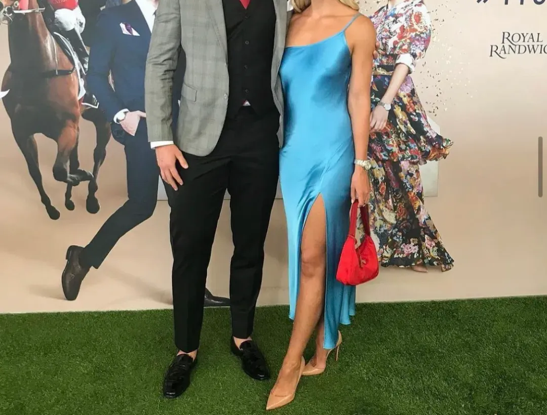 Bec and Bridge Frederic Asym Midi Dress Blue Size 12 for rent on The Volte - main image