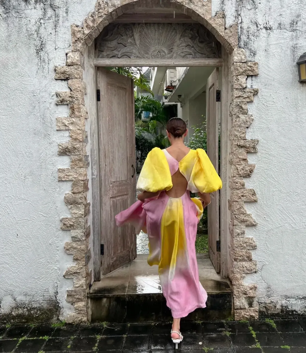 Aje Cloud Burst Midi Dress Multi Size 8 / S - Image 2