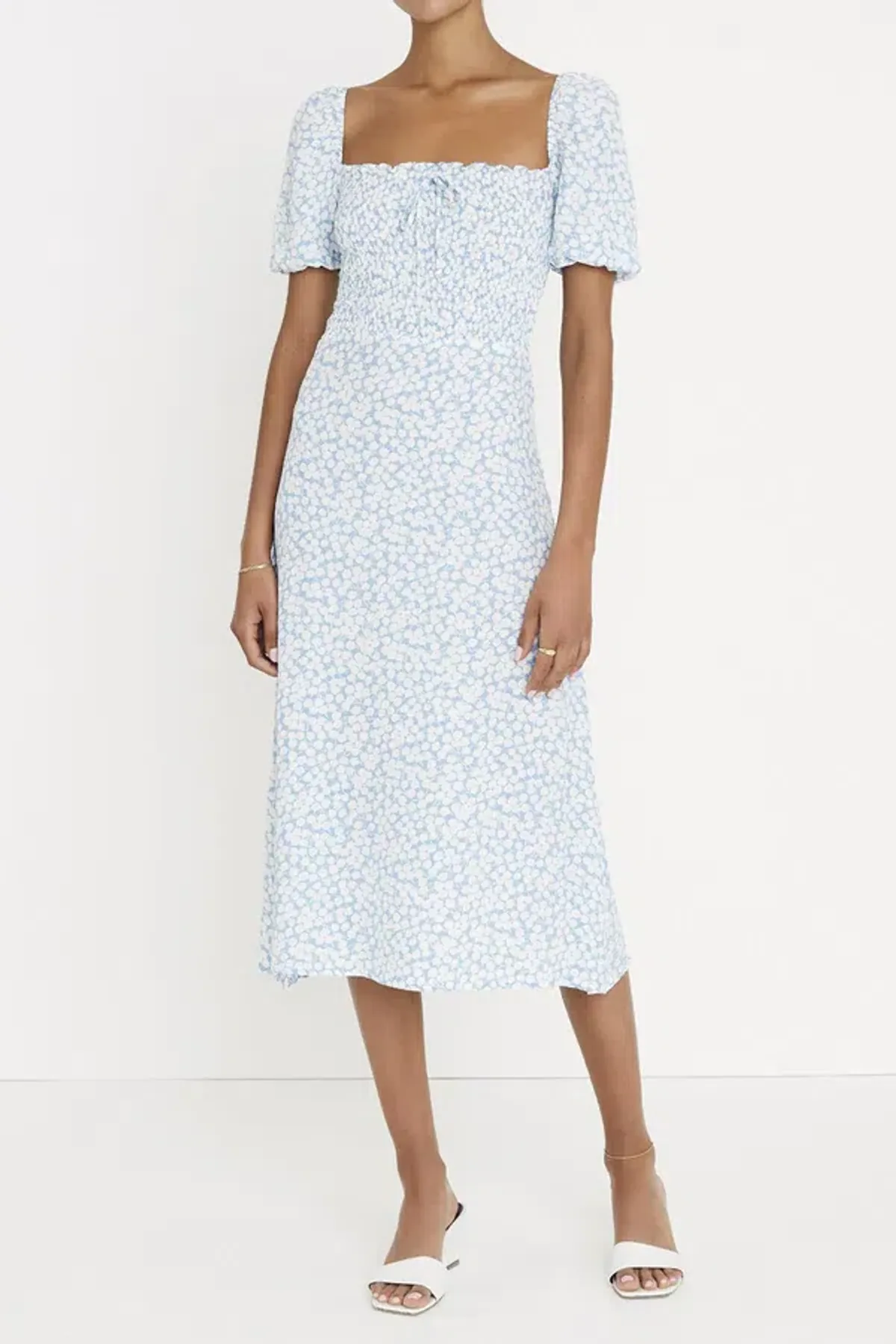 Faithfull Majorelle Midi Dress Bella Floral Size 8  - Image 2