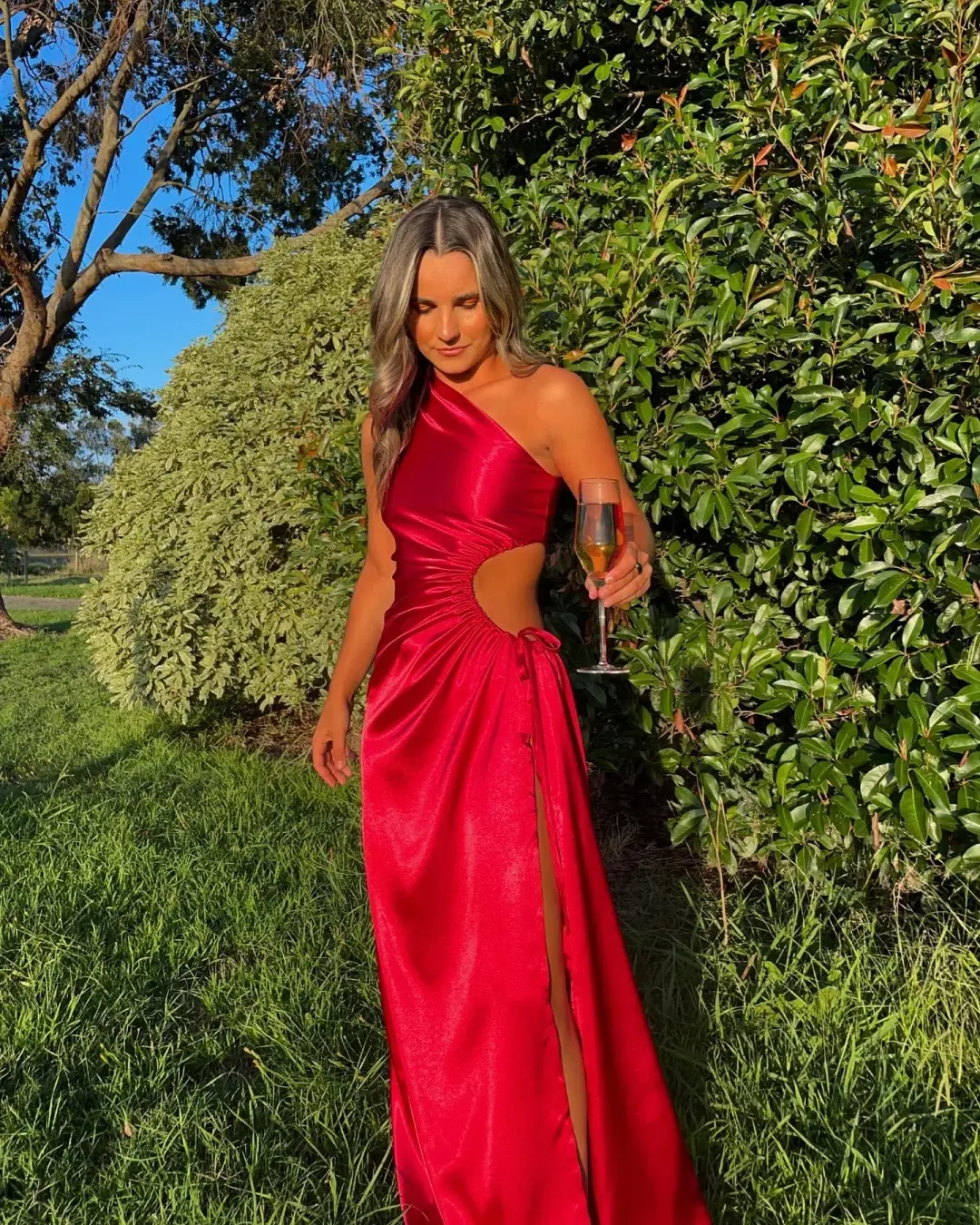 Sonya Moda Nour Dress Red Size 8 for rent on The Volte - main image