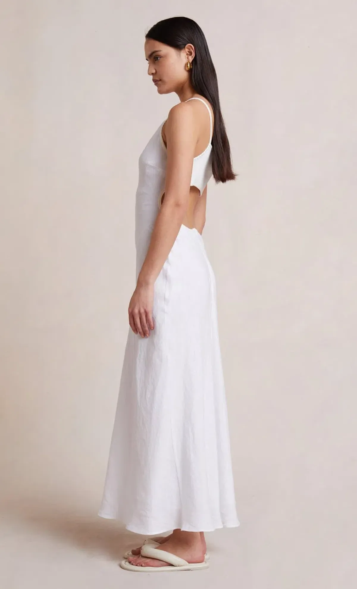 Bec & Bridge Sabella Maxi Dress Ivory Size 10  - Image 2