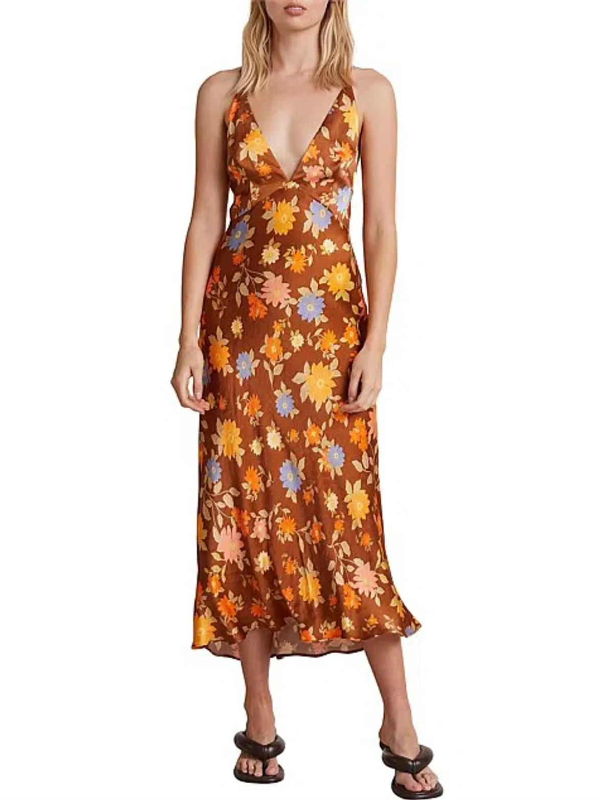 Bec & Bridge Valentina Midi Dress Print Size 8 - Image 2