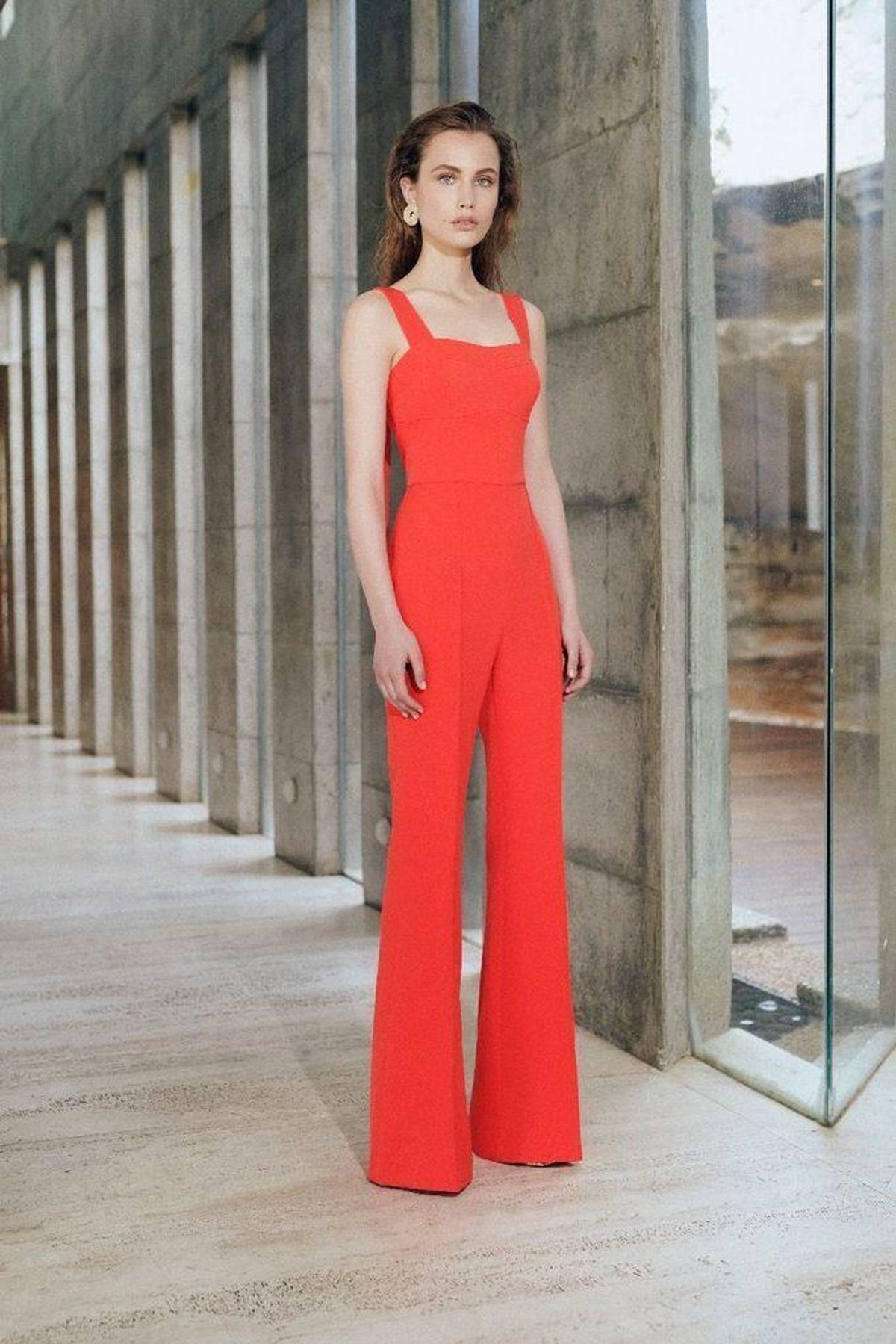Rebecca Vallance L'Amour Jumpsuit Tangerine 8 - Image 1