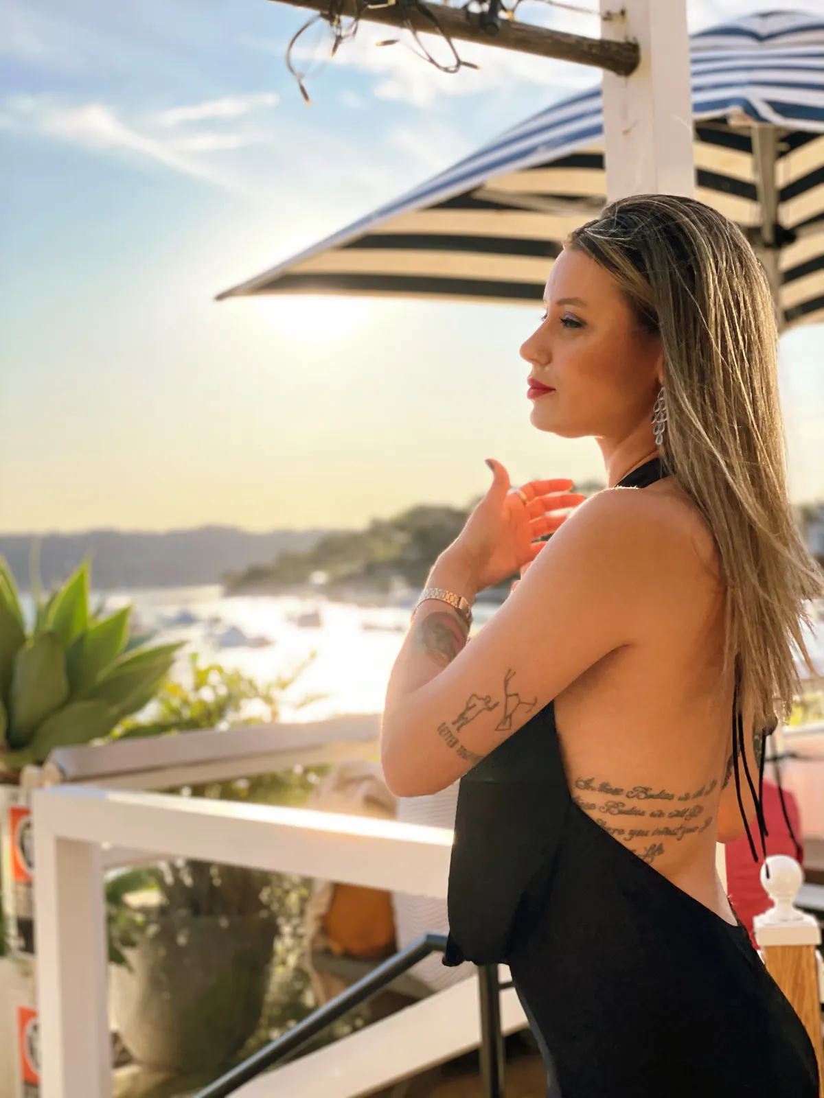 Rat & Boa Donyale Dress Black Size 10 - Image 4