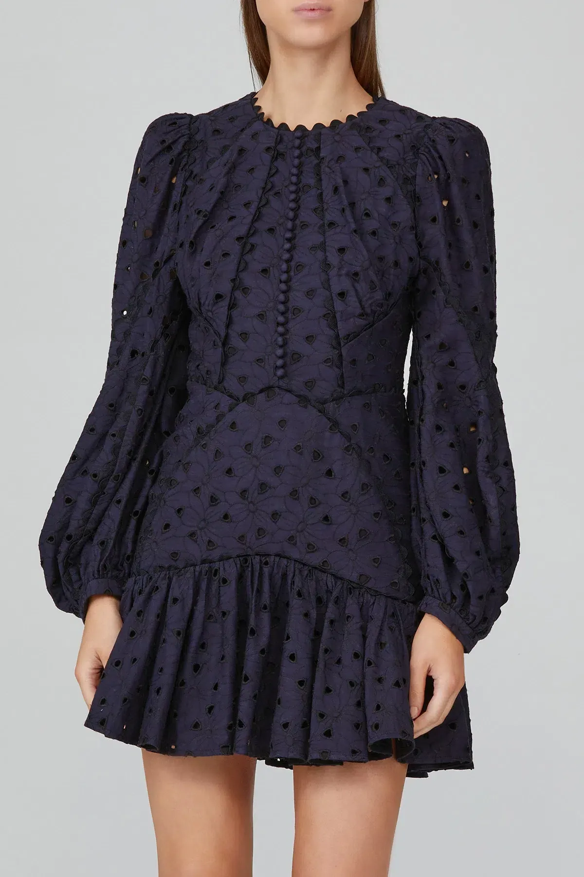 Acler Walker Dress Navy Size 8 - Image 2