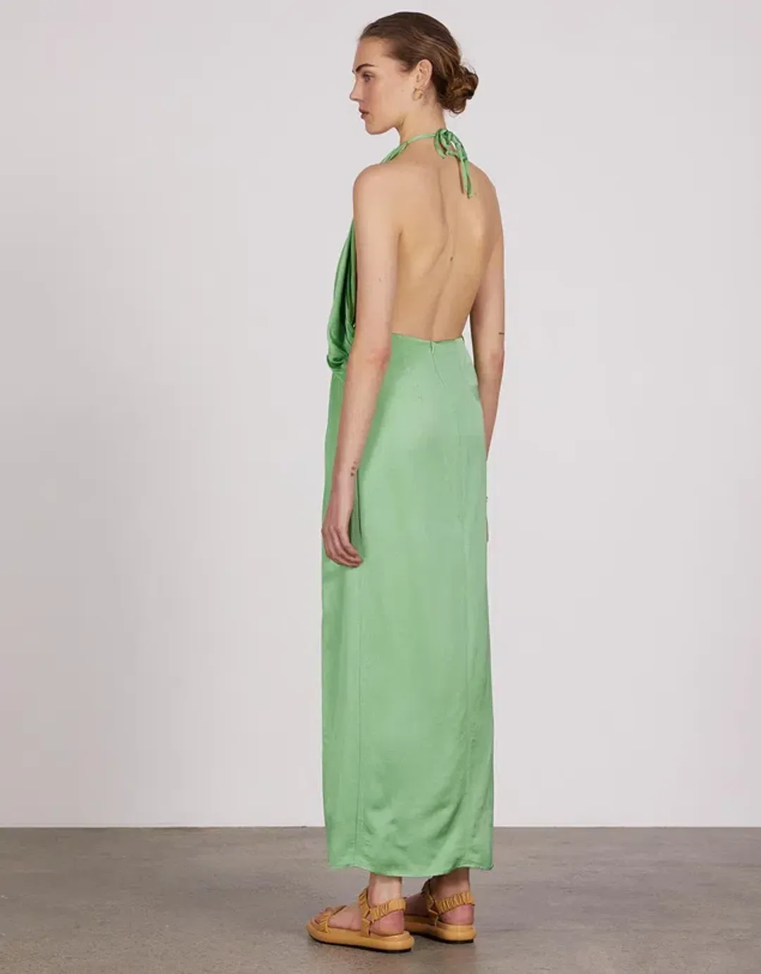 Anna Quan Elyse Dress in Apple Green Size 8 for rent on The Volte - main image