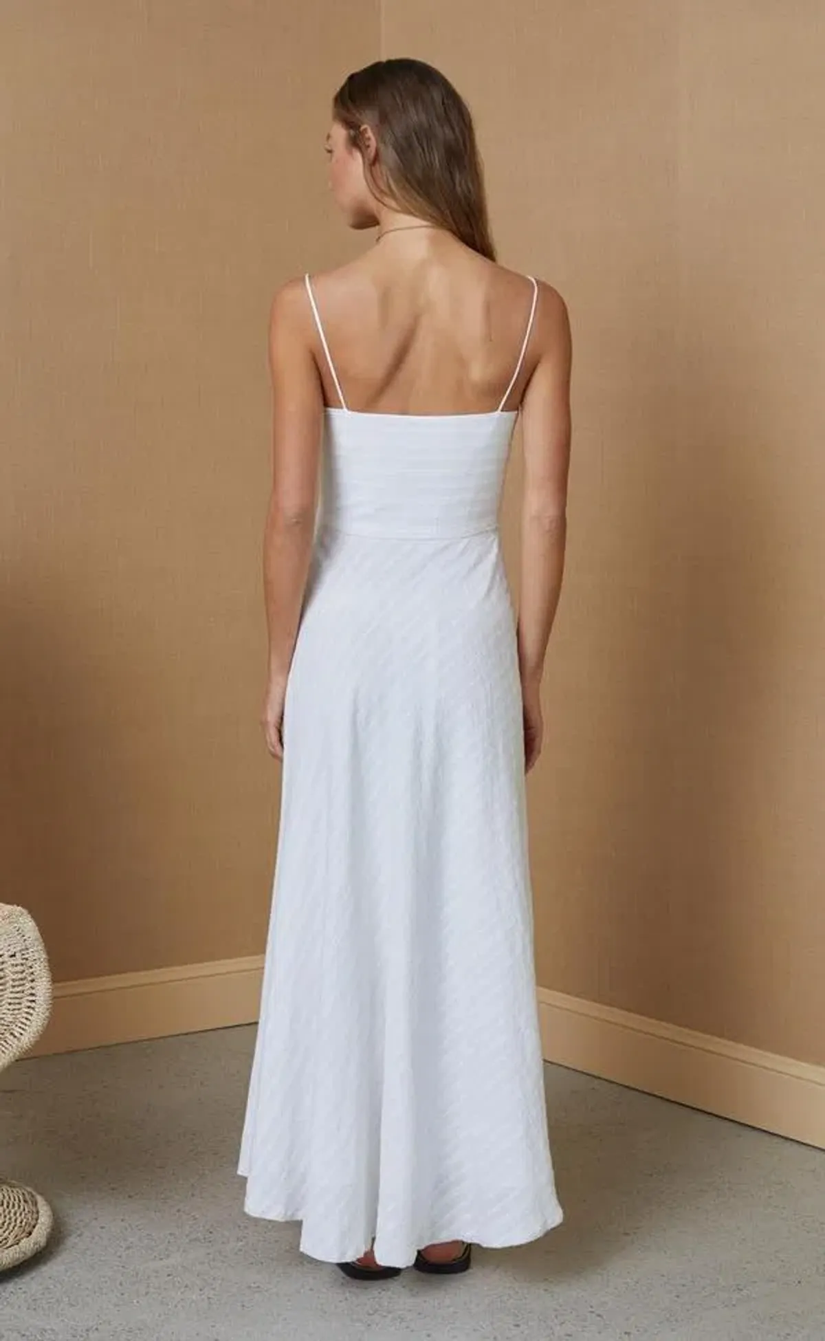 Bec & Bridge Provincial Maxi Dress Ivory Size 8 - Image 3