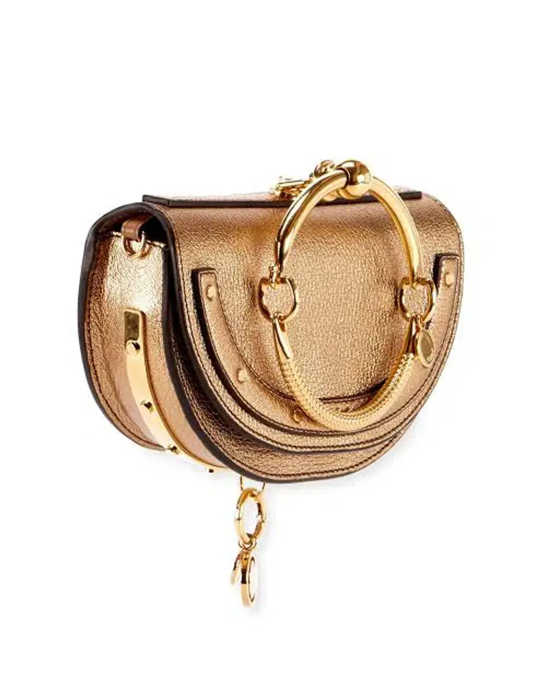 Chloè Nile Bracelet Mini Bag Gold for rent on The Volte - main image