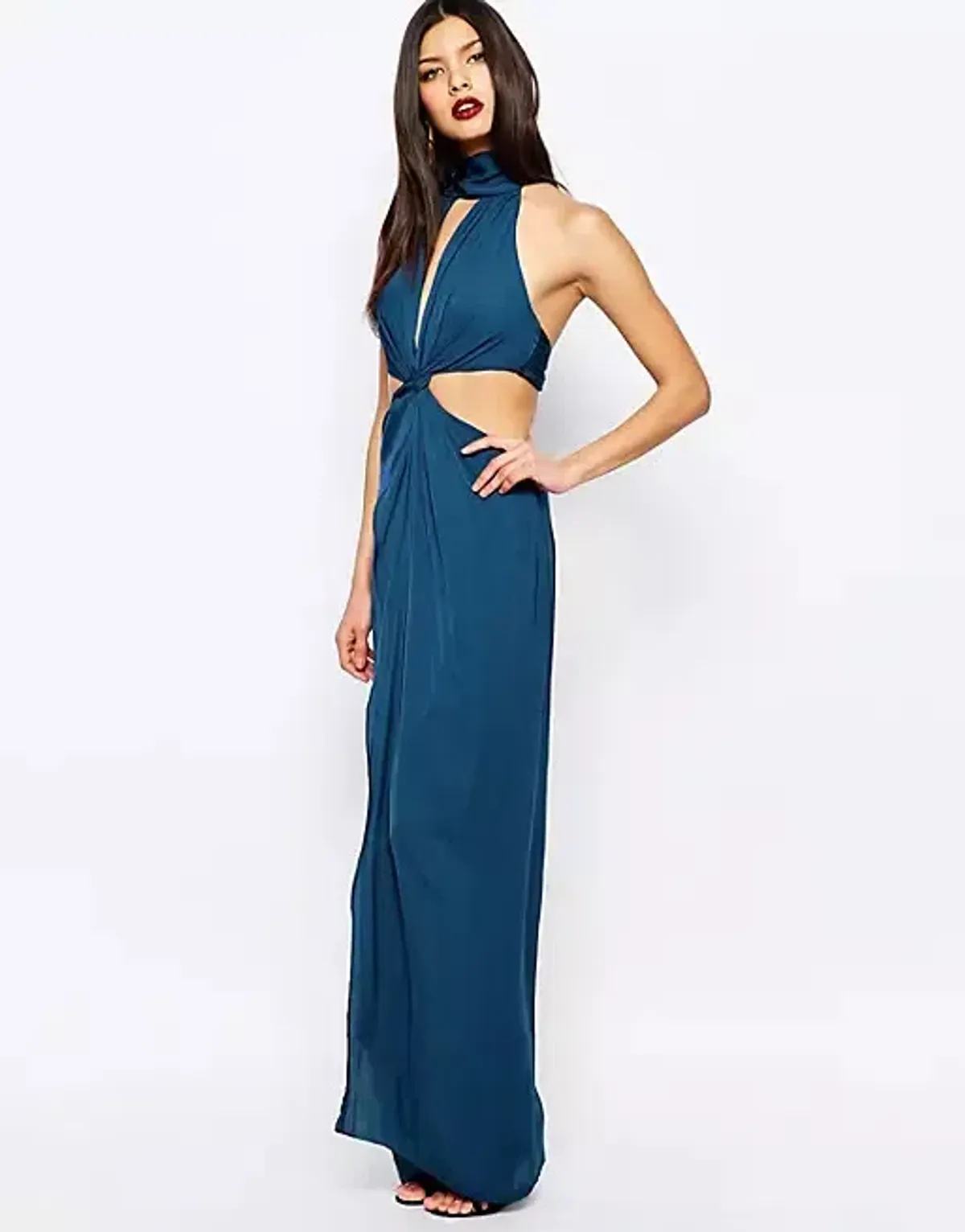 Bec & Bridge Samira Maxi Dress Teal Size 8 - Image 1