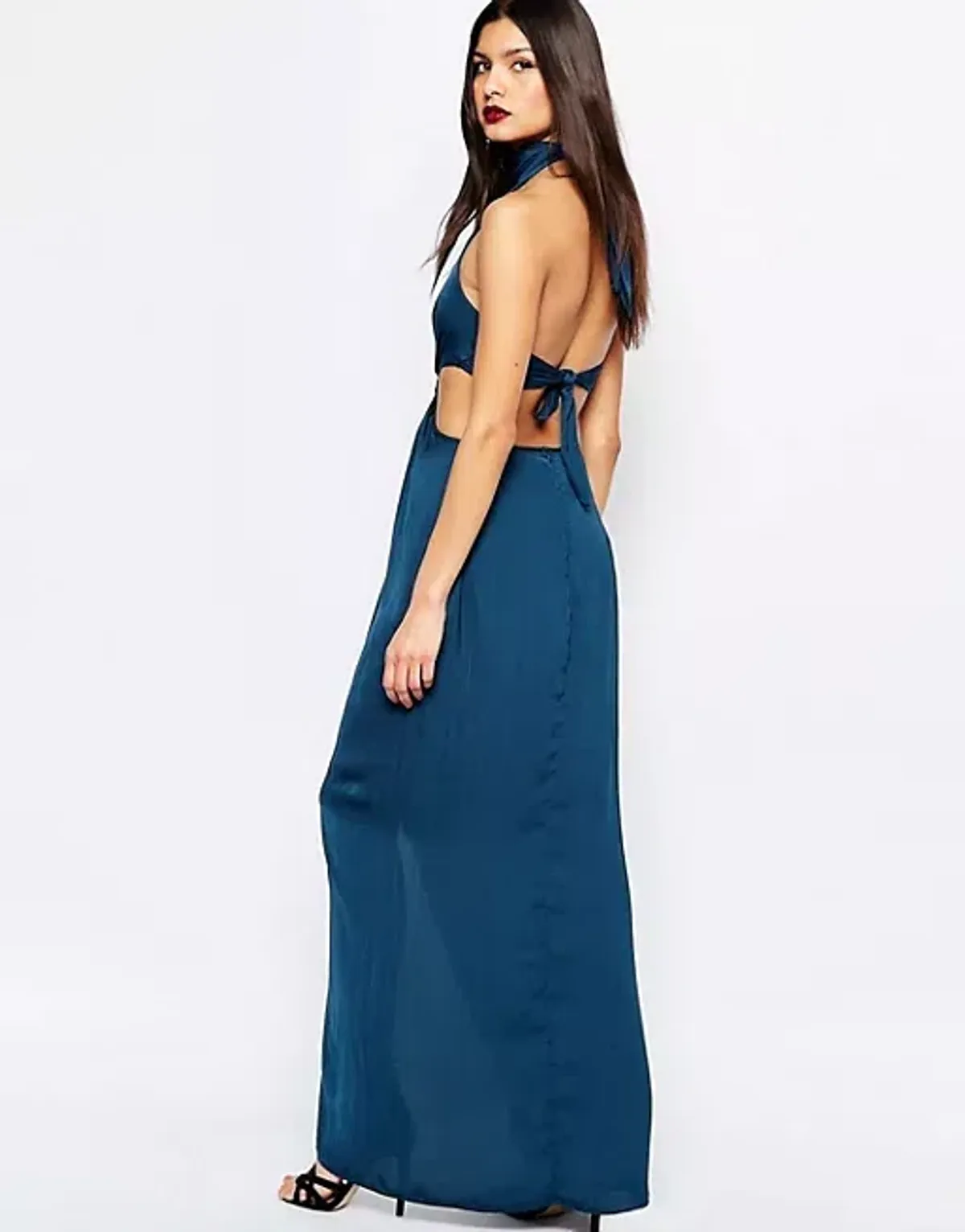 Bec & Bridge Samira Maxi Dress Teal Size 8 - Image 3