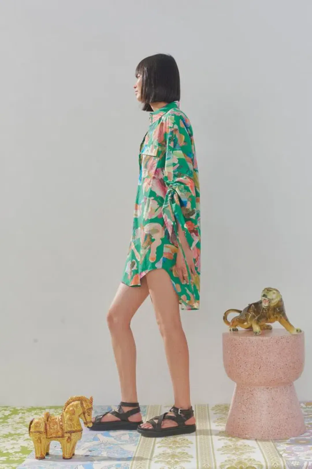 Alemais Arlo Shirt Size Print 14  for rent on The Volte - main image