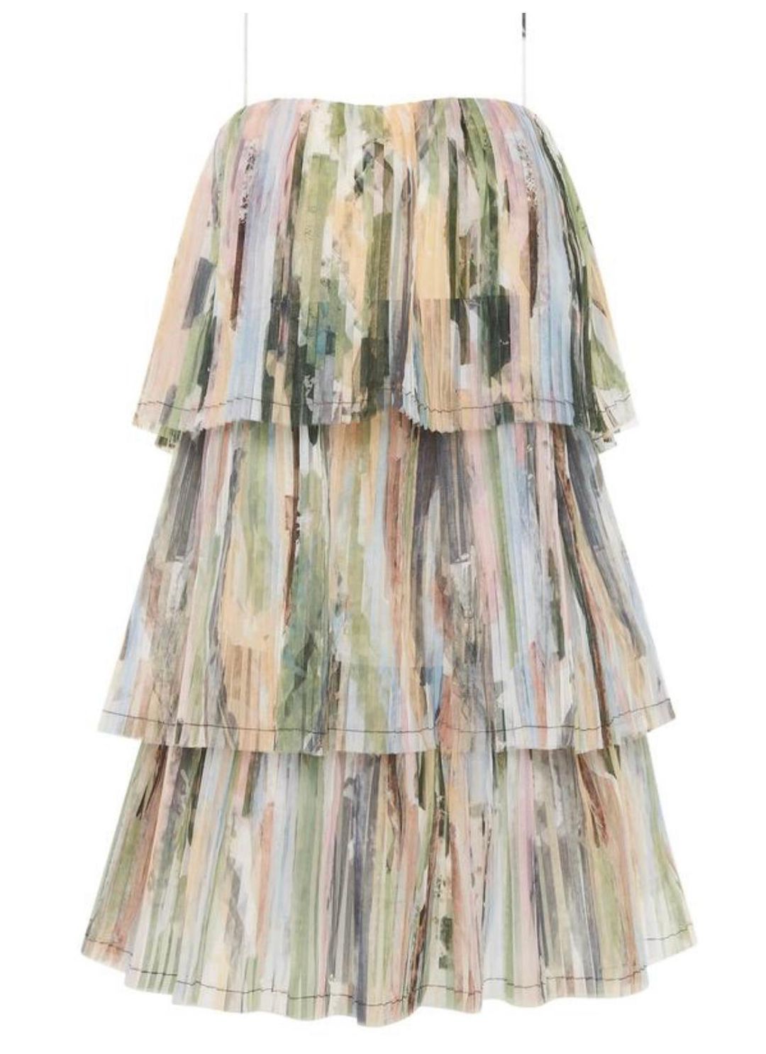 Aje Paperback Sunray Mini Dress Print Size 8 for rent on The Volte - main image