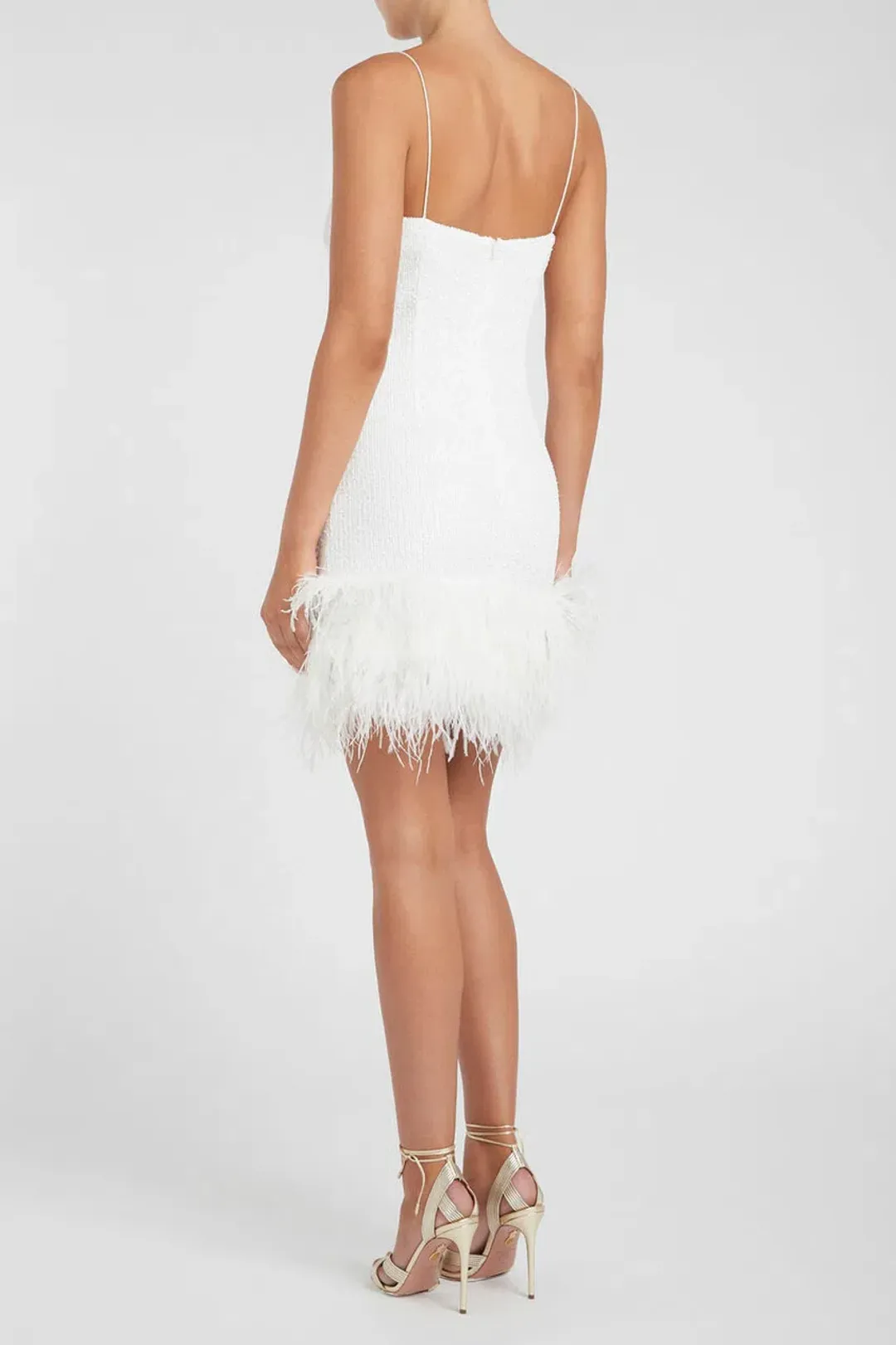 Rebecca Vallance Sylvie Mini Dress White Size 8 for rent on The Volte - main image