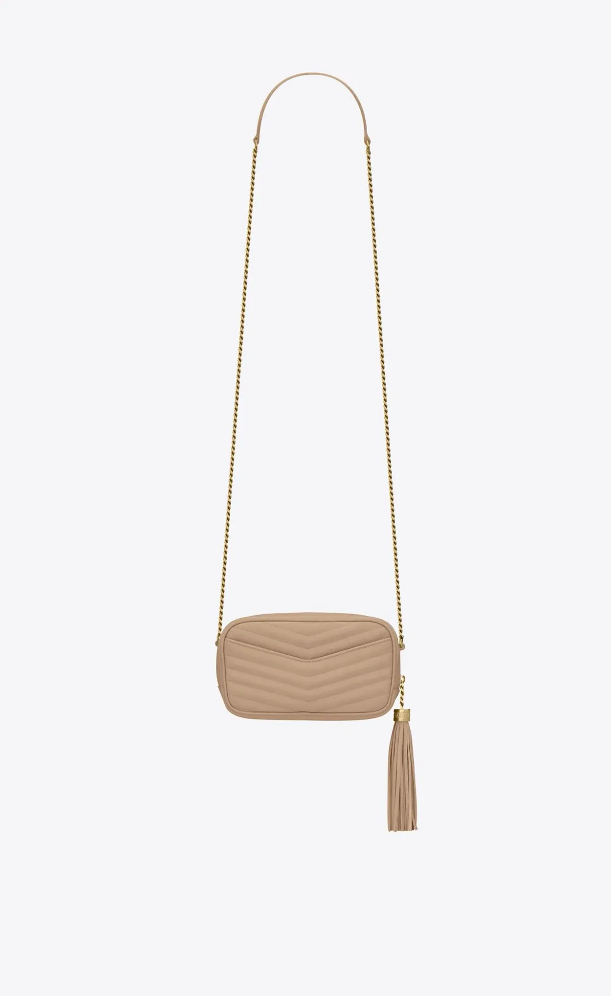 YSL Lou Mini Bag Beige - Image 2