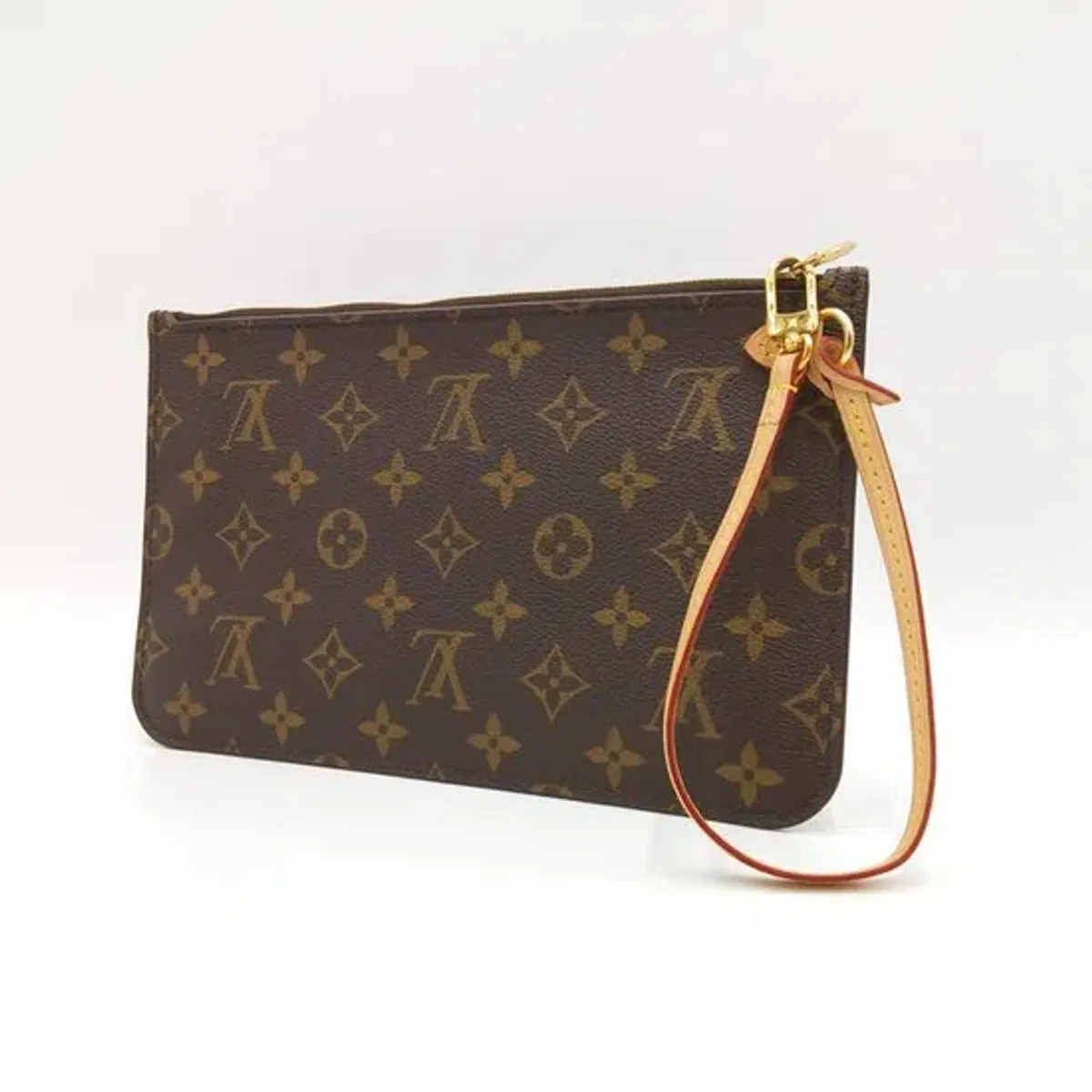 Louis Vuitton Neverfull Pouch Brown - Image 3