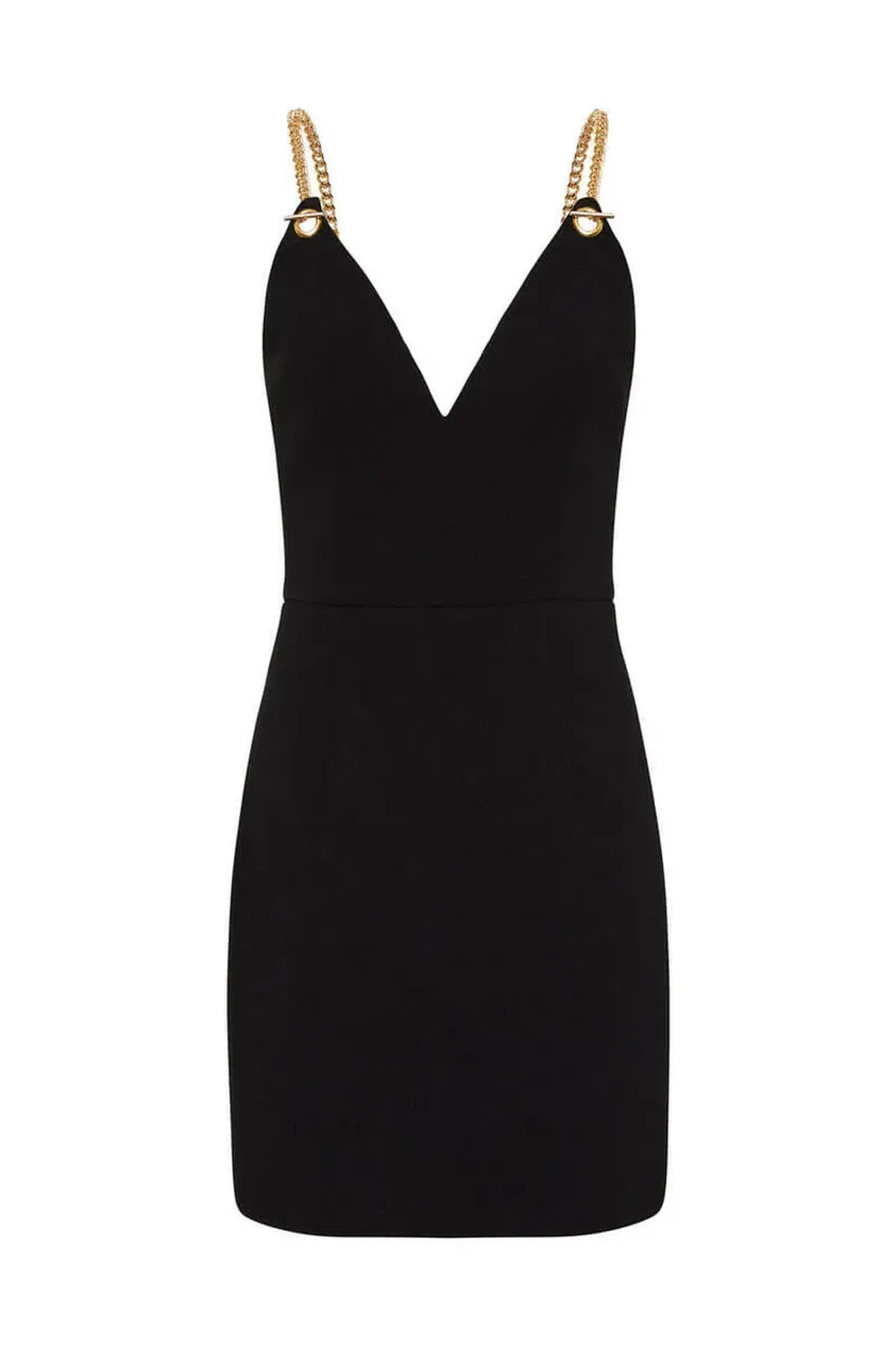 Rebecca Vallance Iman V Wire Mini Dress Black Size 8 - Image 3