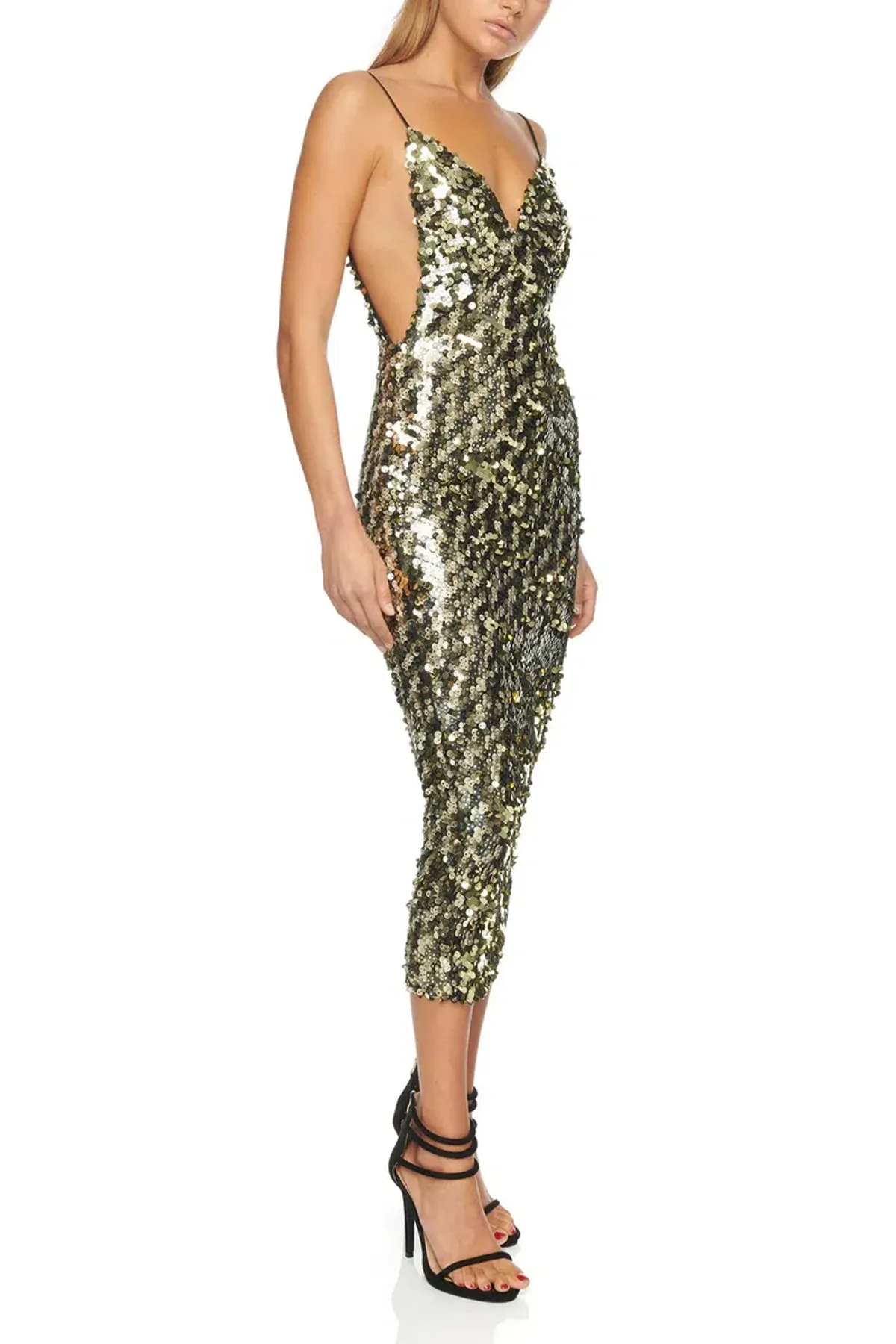 Eliya The Label Krystal Dress Sequin Size 6 - Image 1