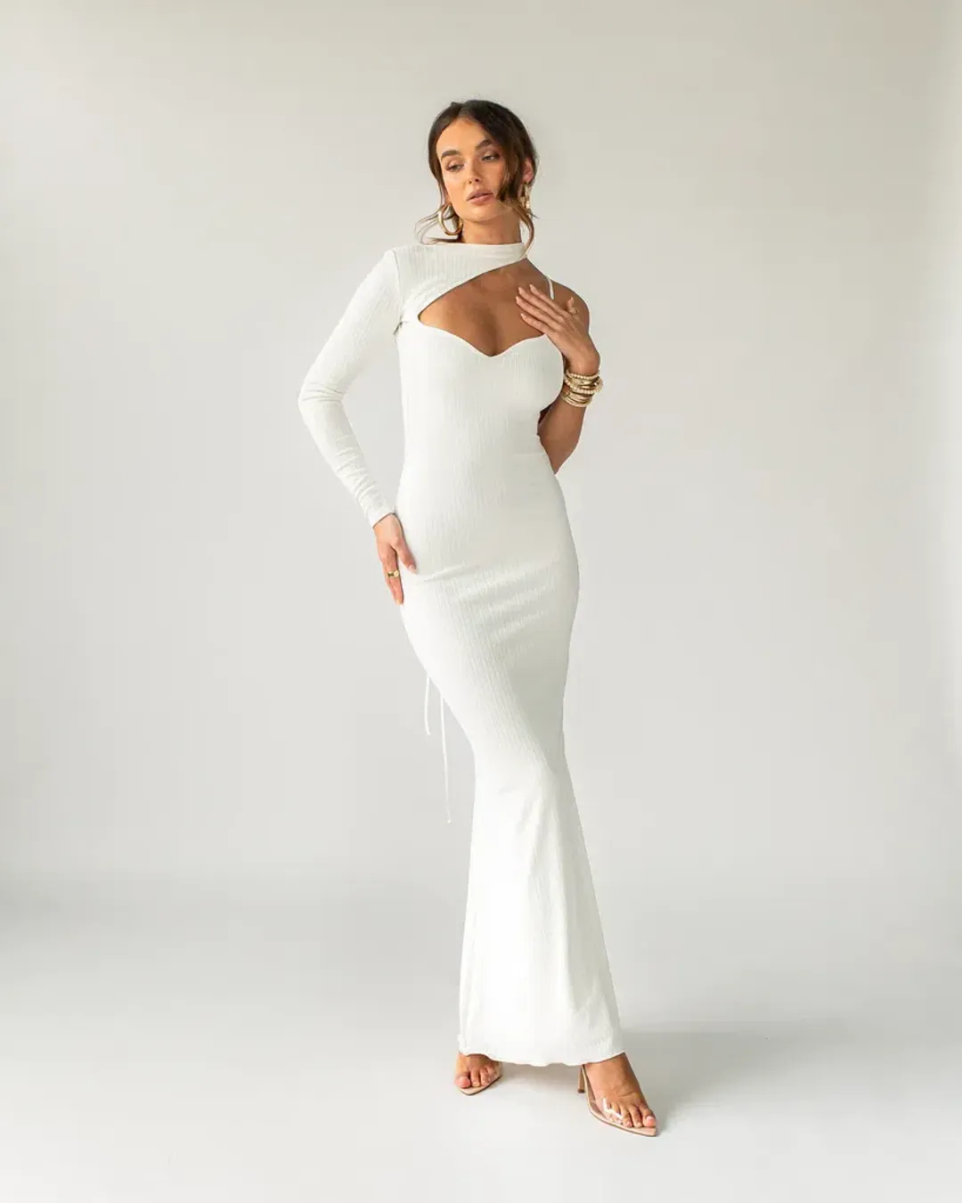 Arcina Ori Estelle Dress White Size 10  for rent on The Volte - main image