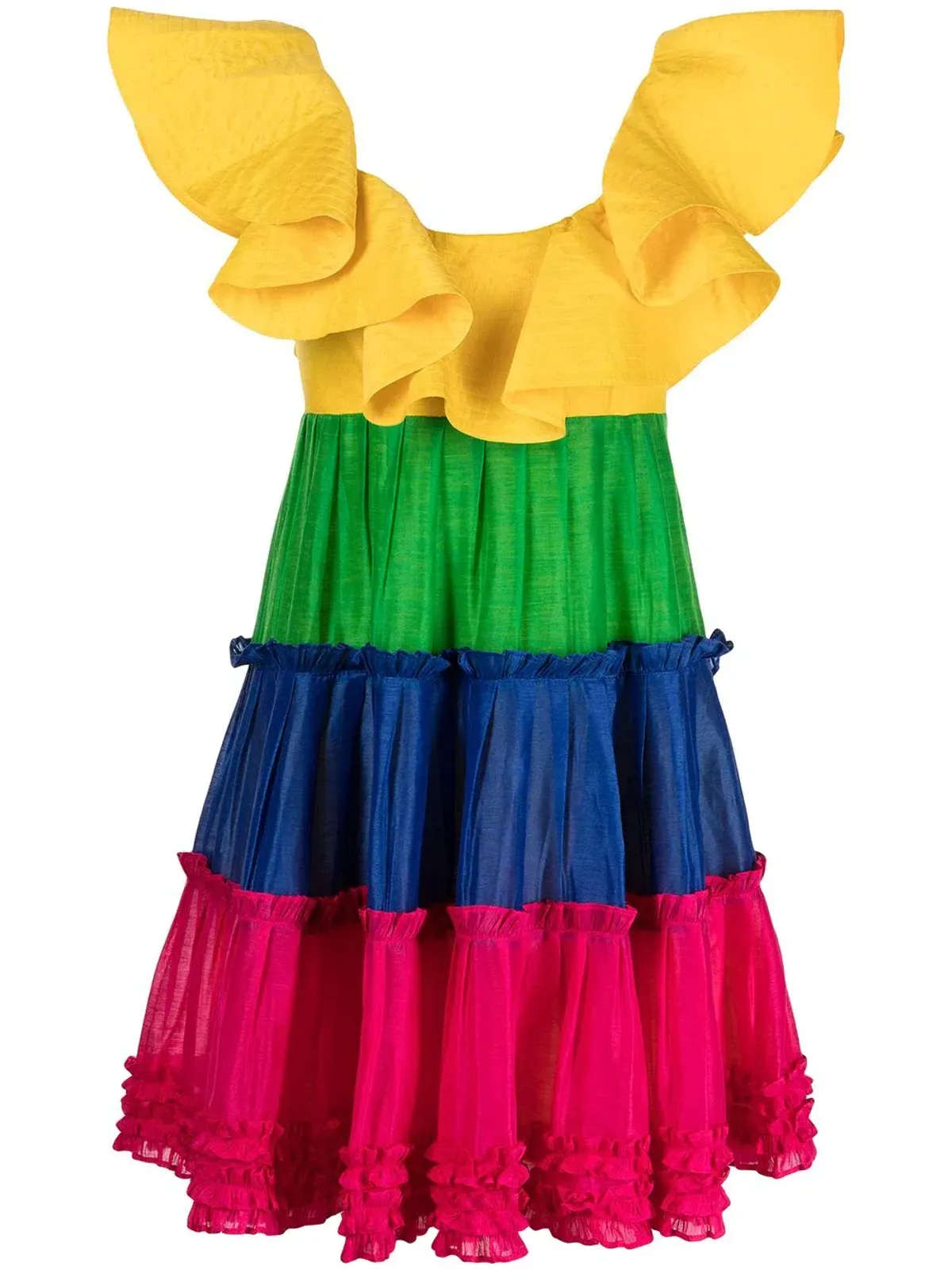 Leo Lin Chariot Mini Dress Multi Size AU 12 - Image 3