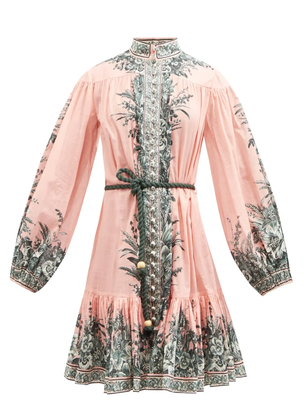 Zimmermann Moonshine Floral Mini Dress Print Size 10 - Image 4