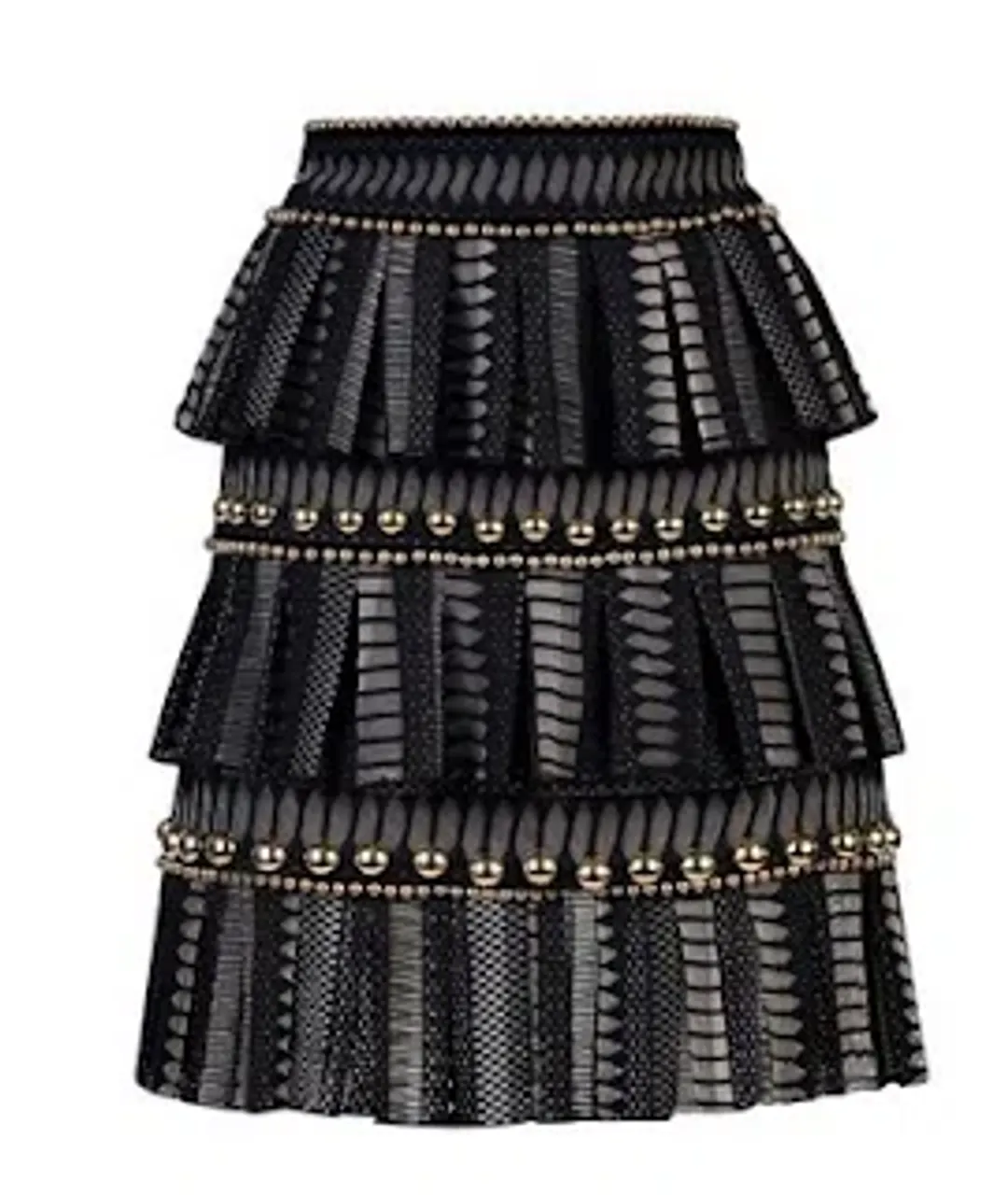 Thurley Crescent Skirt Black Size 10 for rent on The Volte - main image