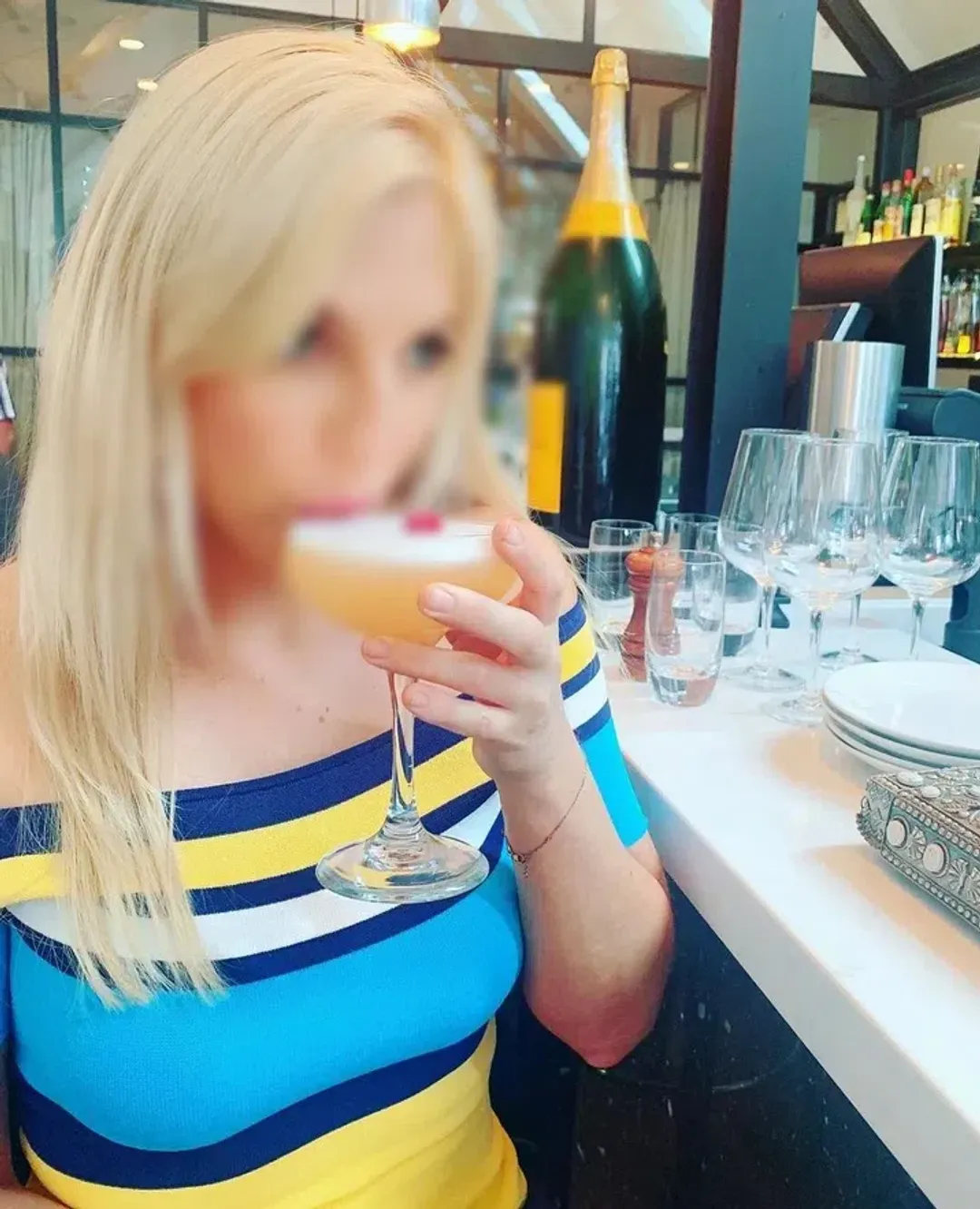 By Johnny Coloured Lines Mni Dress Multi Size 8 for rent on The Volte - main image