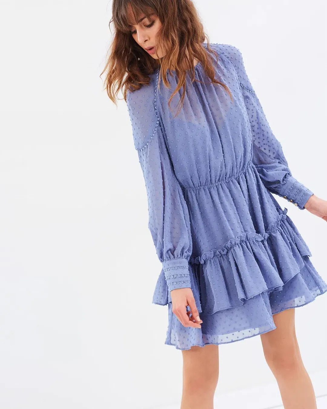 Talulah Sweet Allure Mini Dress Blue Size 8 for rent on The Volte - main image