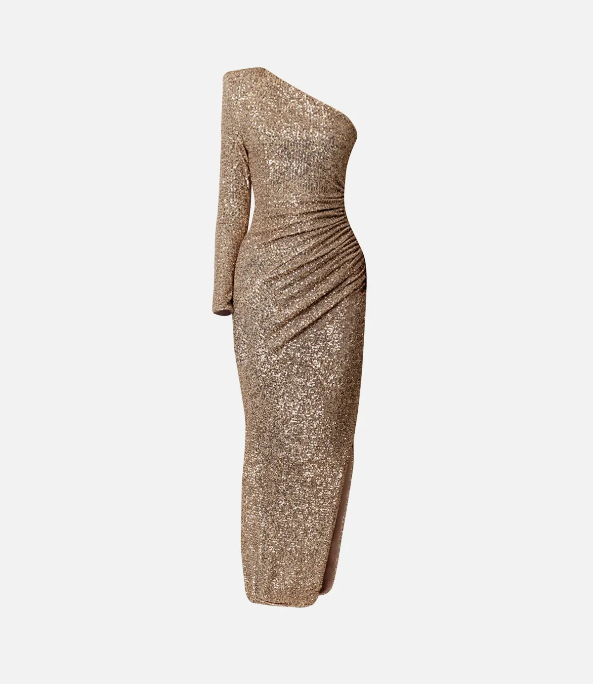 Meraki Freja Sequin Dress Gold Size 12 - Image 4